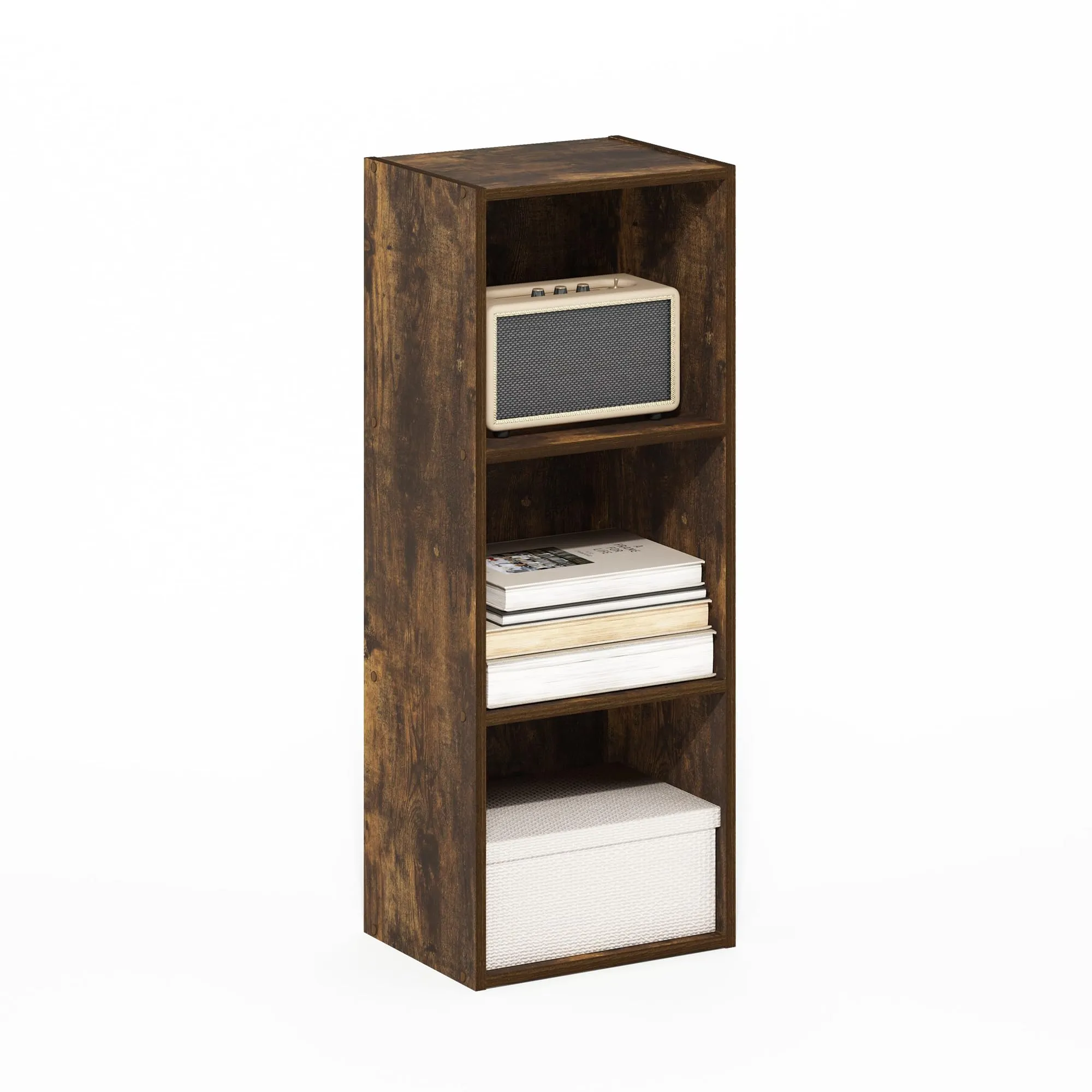 Furinno Libreria a scaffale aperto a 3 livelli, Pino Ambrato - immagine 1