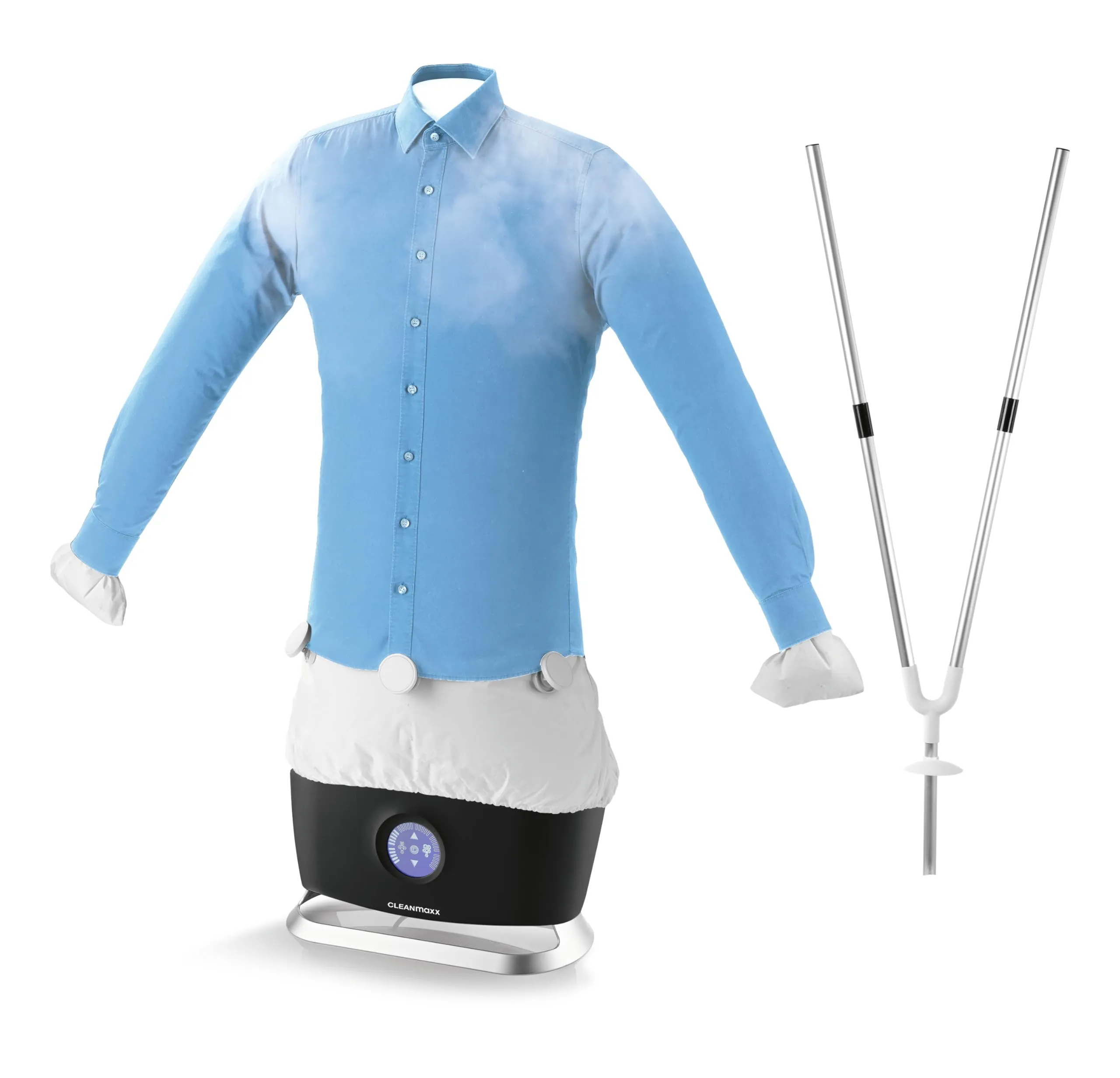 CLEANmaxx Pro Steam Ferro Automatico per Camicie e Pantaloni con Display Touch - immagine 2