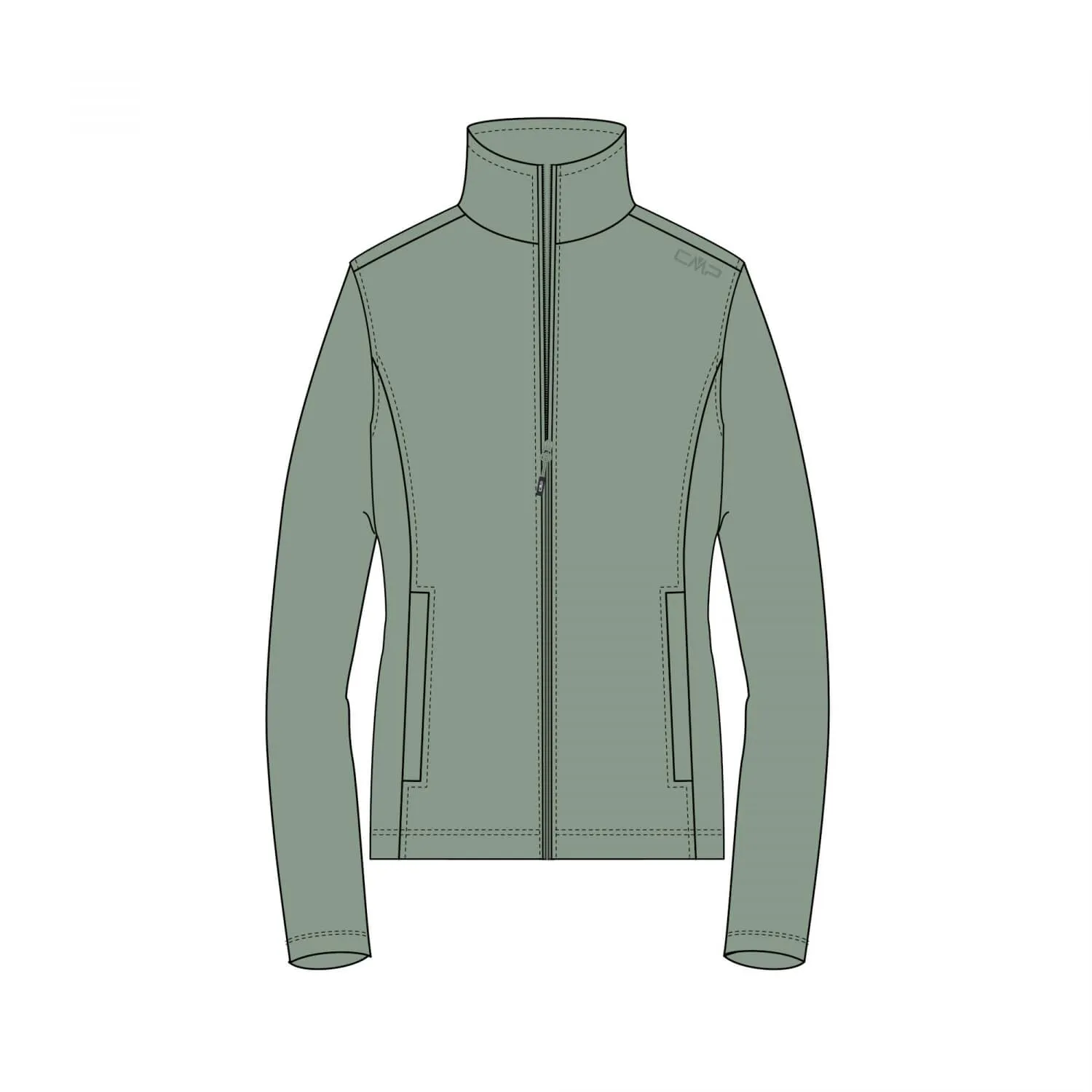 CMP Giacca 33H2356 Verde Chiaro Donna D36 - immagine 1