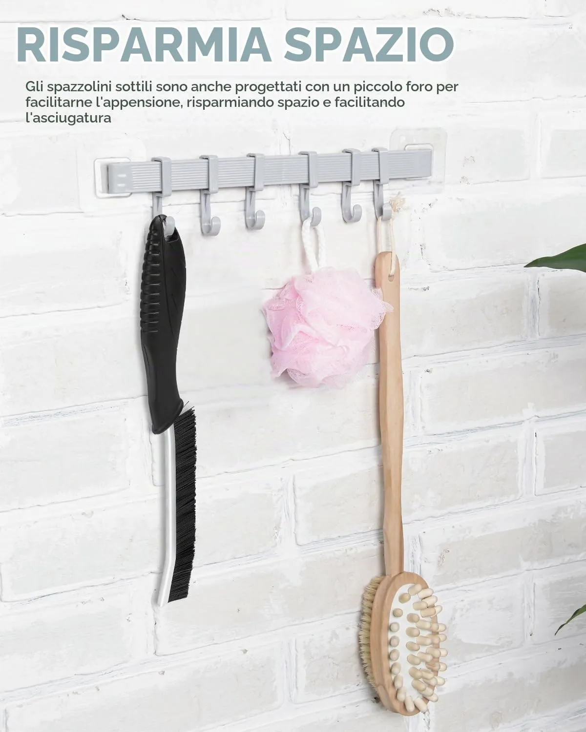 SXhyf Spazzole per Pulizia Fughe e Fessure, Setole Dure, Set da 3 Pezzi - immagine 8
