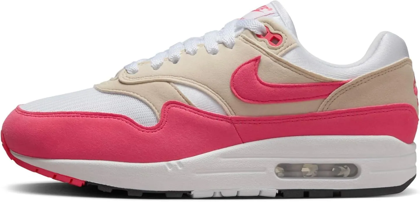 Nike Air Max 1 Donna DZ2628-110 White/Aster Pink-LT Orewood BRN-Black EU 40.5 - immagine 1