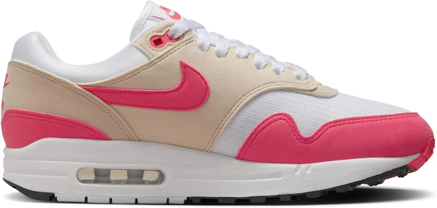 Nike Air Max 1 Donna DZ2628-110 White/Aster Pink-LT Orewood BRN-Black EU 40.5 - immagine 2