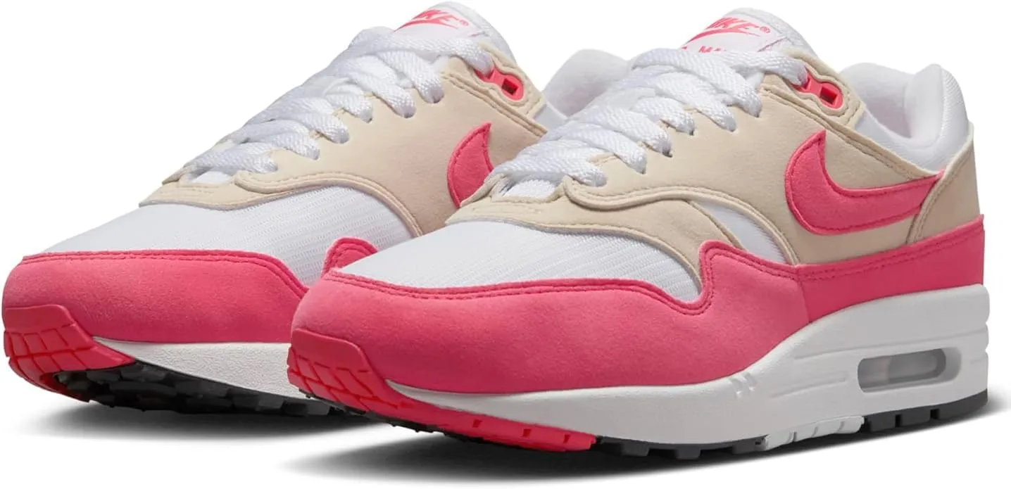 Nike Air Max 1 Donna DZ2628-110 White/Aster Pink-LT Orewood BRN-Black EU 40.5 - immagine 3