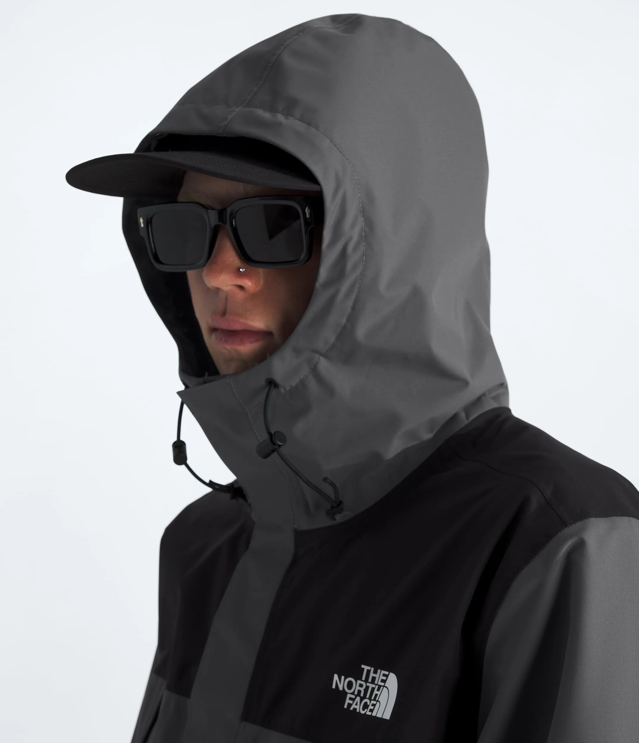 The North Face Antora Jacket - Smoked Pearl/TNF Black - Size M (NF0A7QEYC6B) - immagine 6