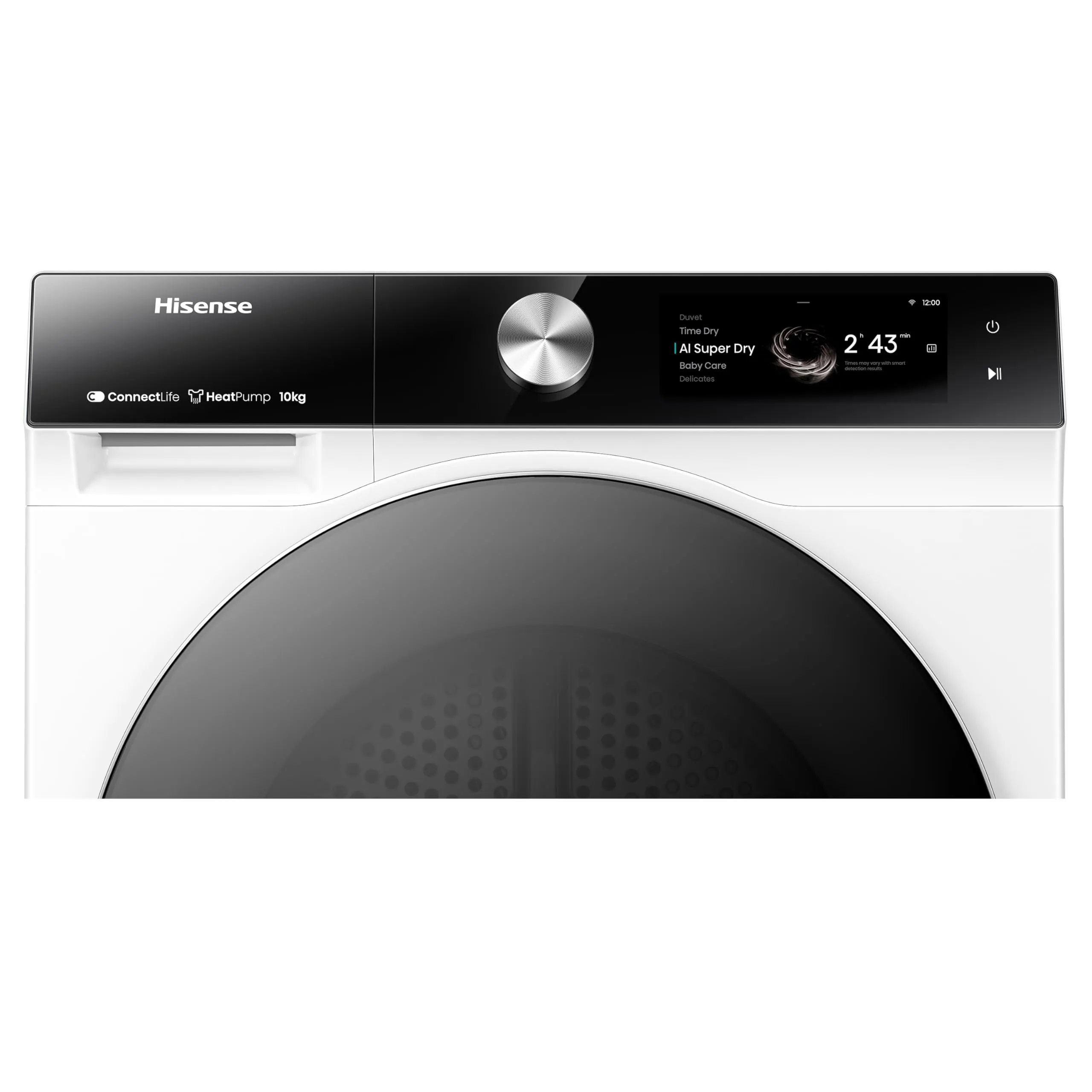 Hisense DH7S107BW Asciugatrice Pompa di Calore AI 10kg Classe C, Condensatore Autopulente, Refresh Vapore, Ion Tech, Display TFT, Connect Life - immagine 9