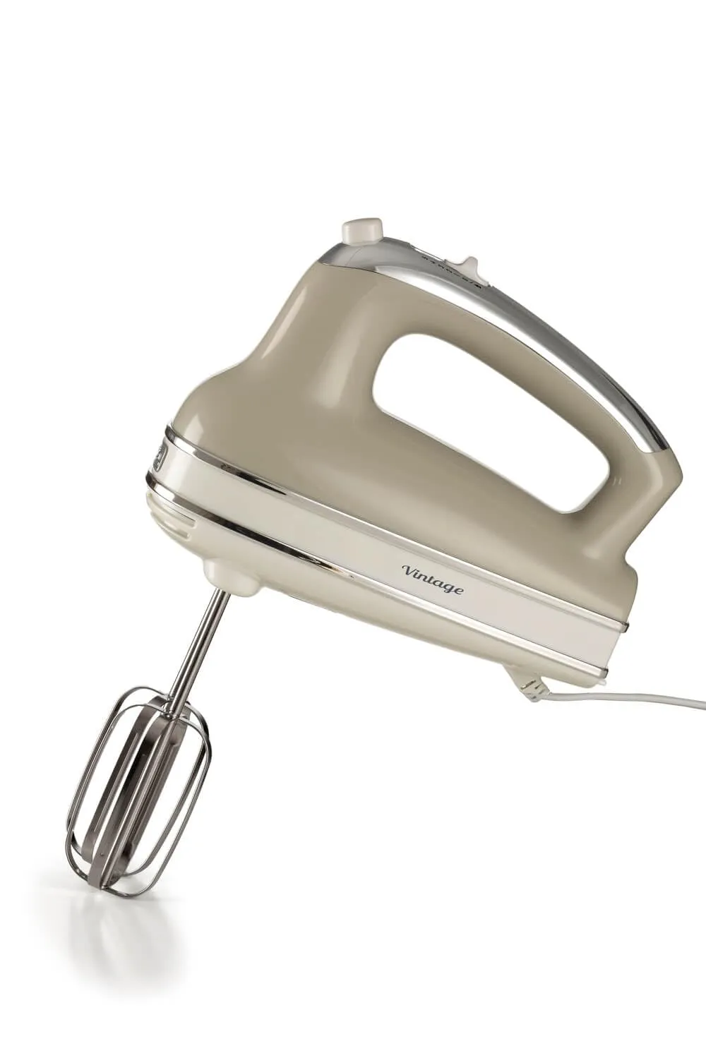 Ariete 1548 Vintage Hand Mixer, 450W, 5 Speeds, Turbo Function, Beige - immagine 1