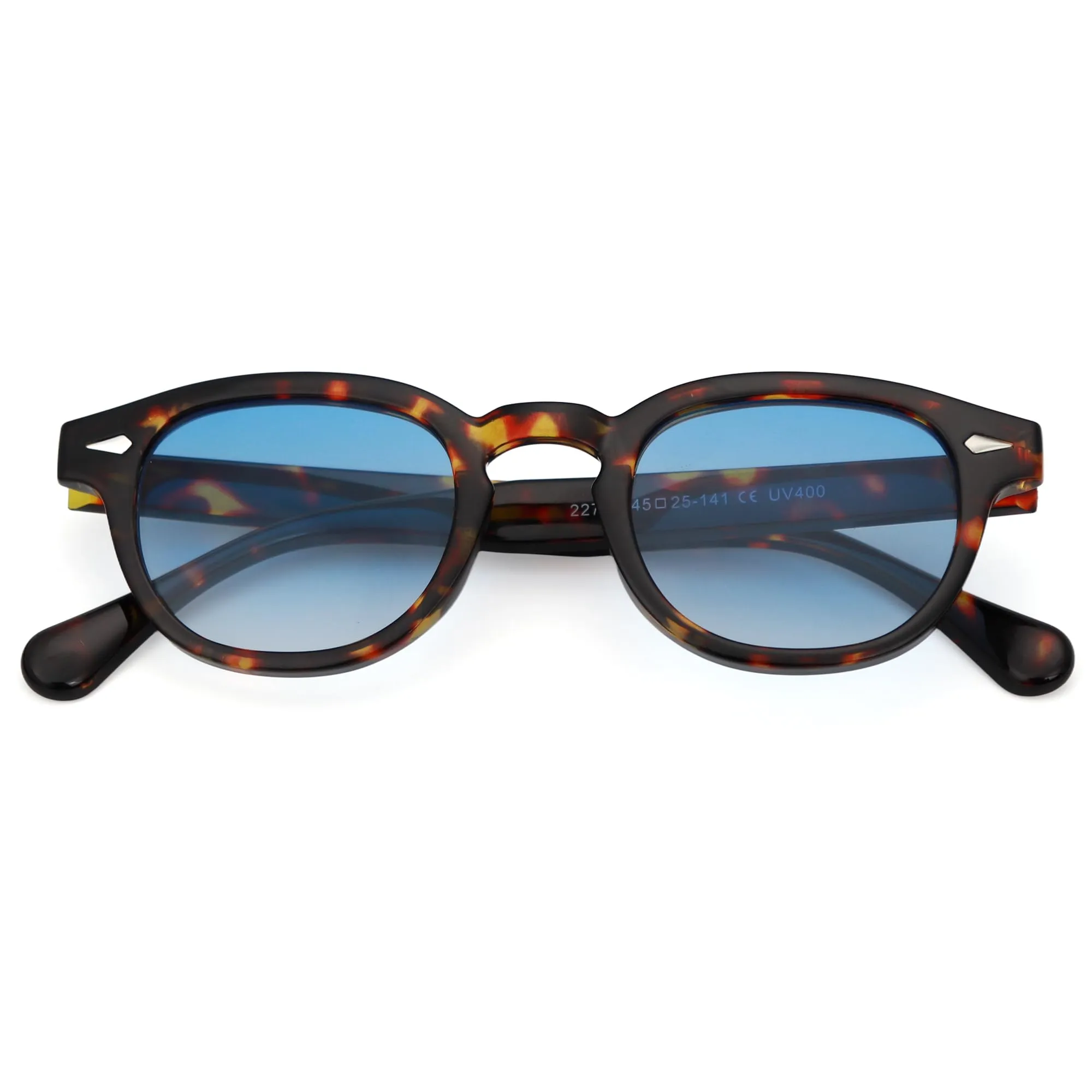 LHSDMOAT Occhiali da sole sportivi ovali vintage stile anni '70 UV400 unisex - immagine 2