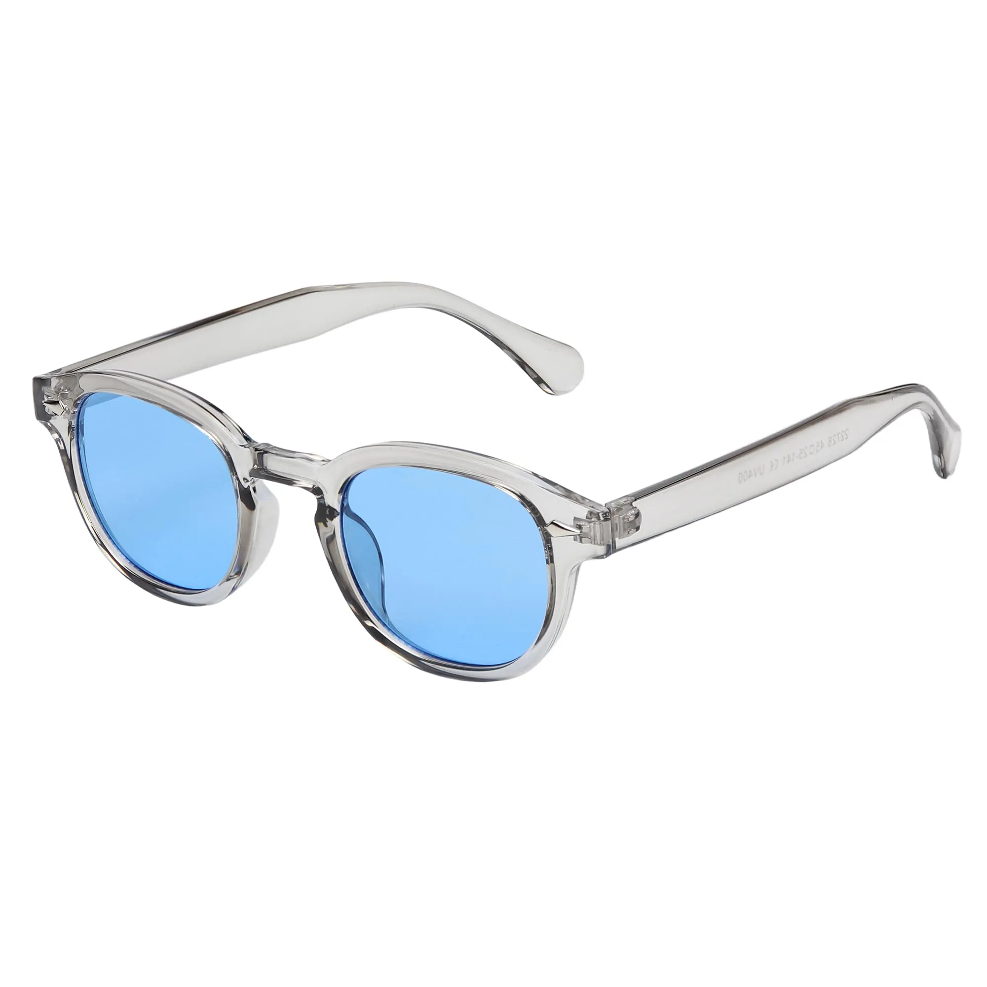 LHSDMOAT Occhiali da sole sportivi ovali vintage stile anni '70 UV400 LH-STY22728 - immagine 1