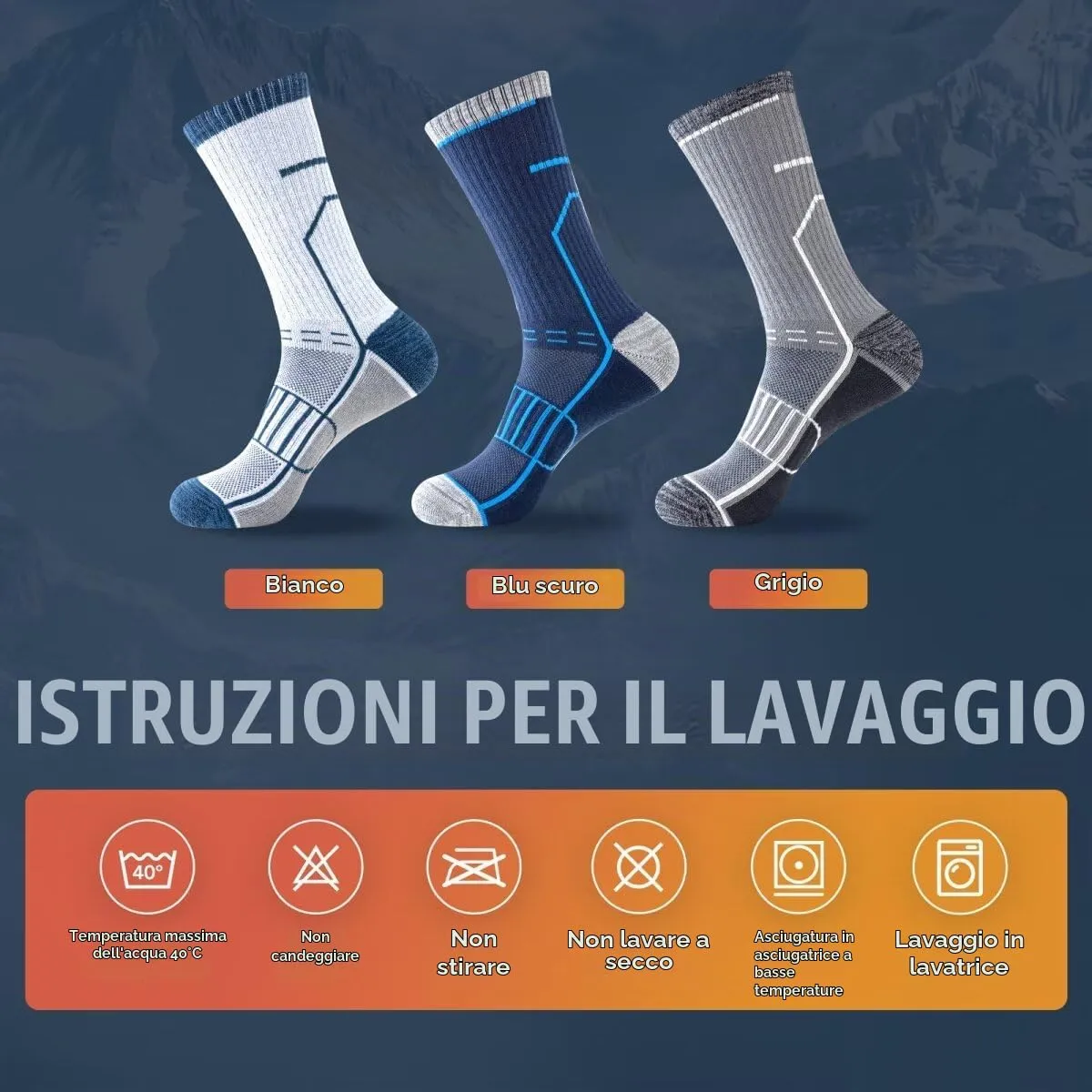 Cirorld Calze Trekking Anti-Vescica Uomo Donna, 3 Paia in Cotone e Spugna per Running, Ciclismo e Lavoro - immagine 9
