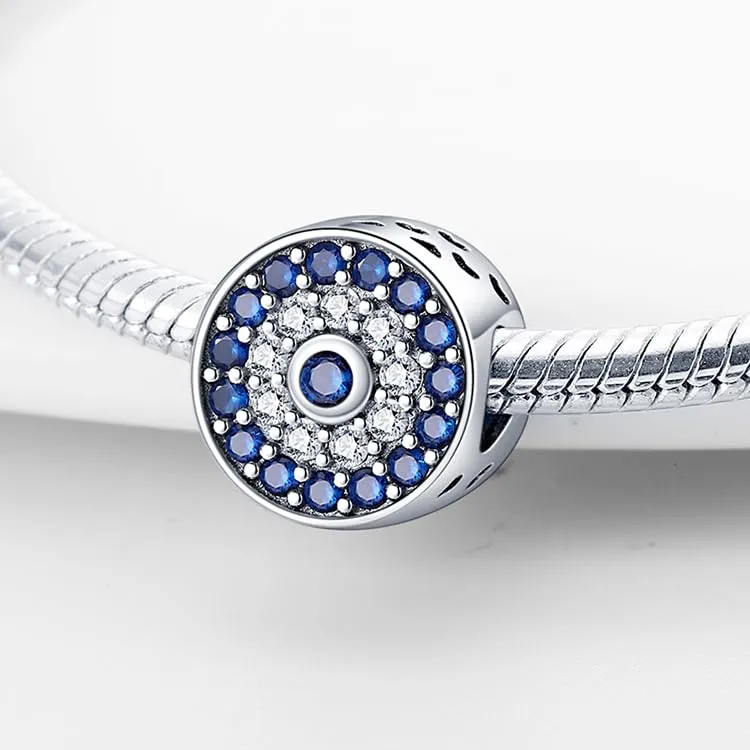 Pandach Bead Charm in Argento Sterling 925 con Cubic Zirconia per Braccialetti e Collane - immagine 2