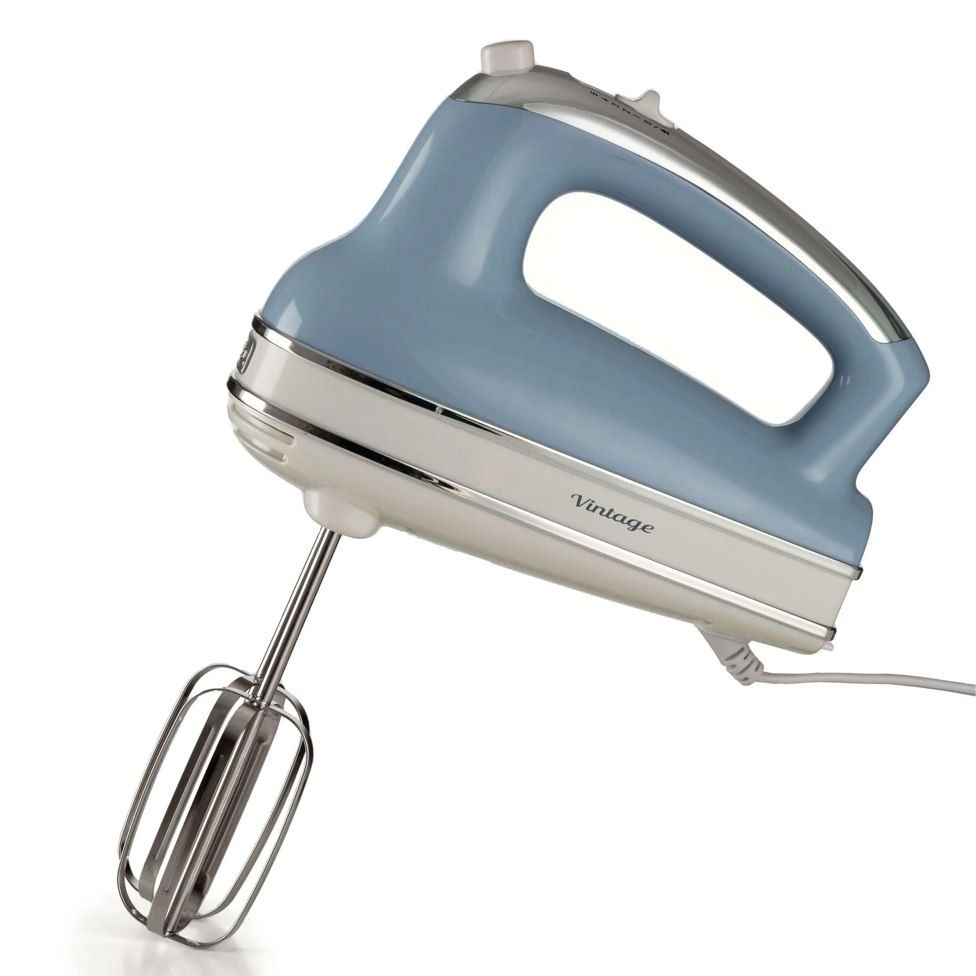 Ariete 1548 Sbattitore Vintage, 450W, 5 velocità, Funzione turbo, 2 fruste, Celeste - immagine 1