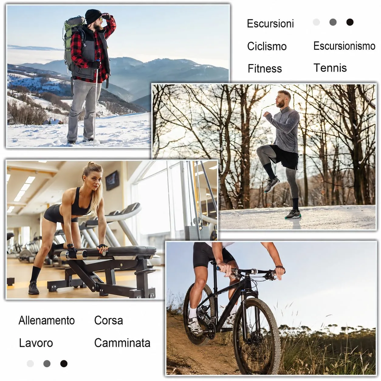 Niorasen Calzini Sportivi in Cotone, 6 Paia, 47-50, Bianco - immagine 9