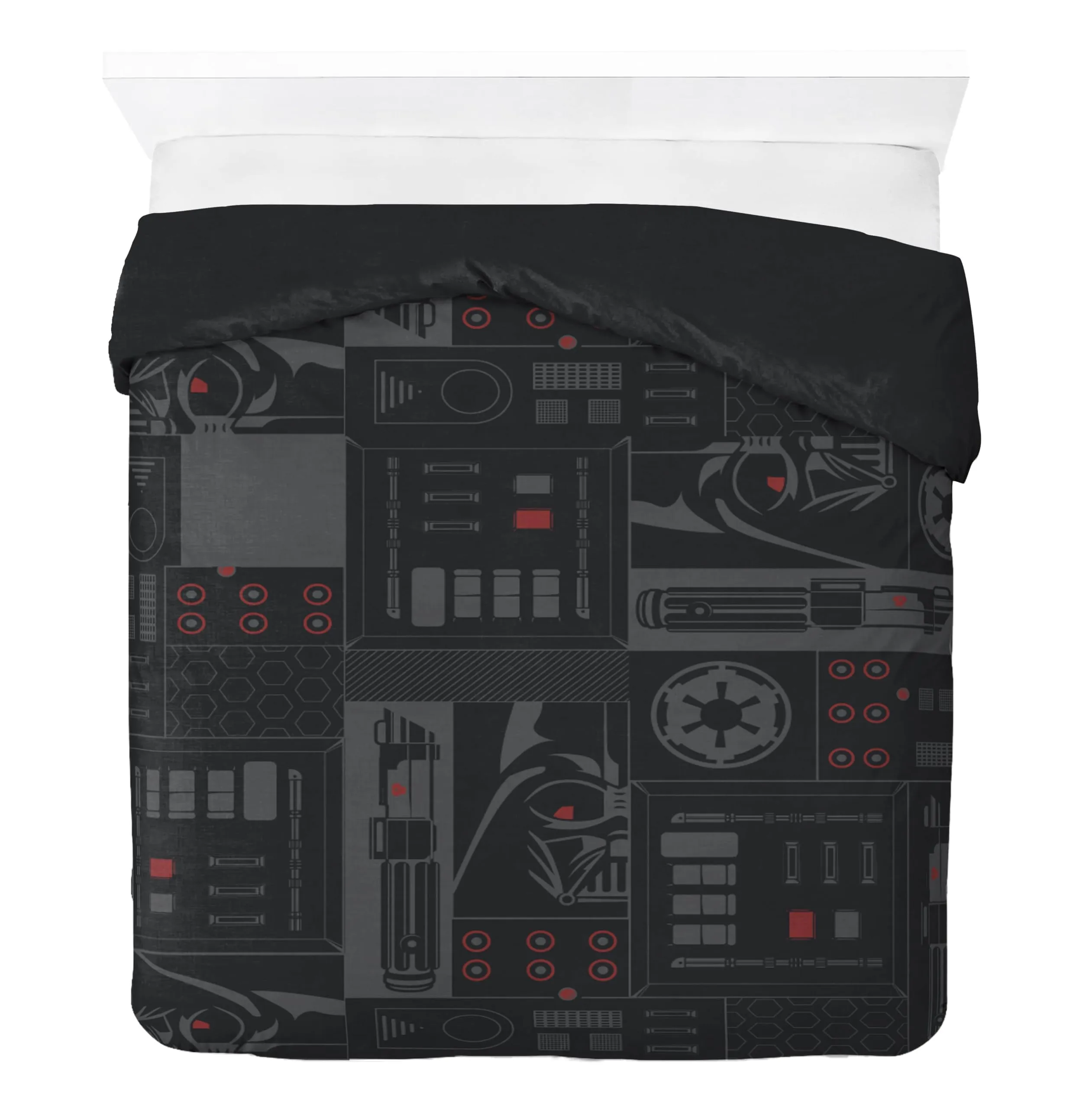 Jay Franco Star Wars Darth Vader Set Copripiuma Matrimoniale 100% Cotone con Fodera Cuscino - immagine 2