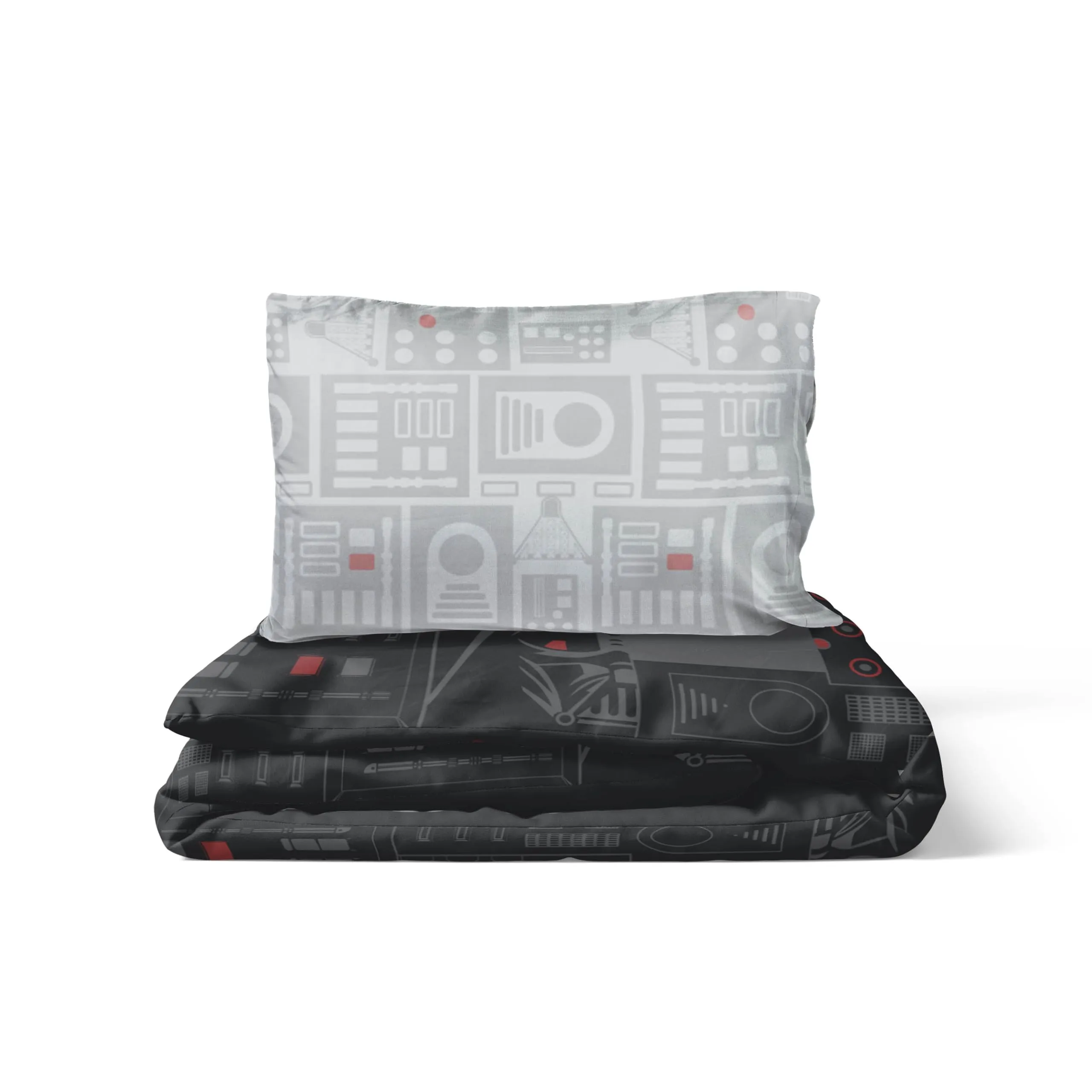 Jay Franco Star Wars Darth Vader Set Copripiumino e Federa in Cotone, 135x200/50x70 cm - immagine 5