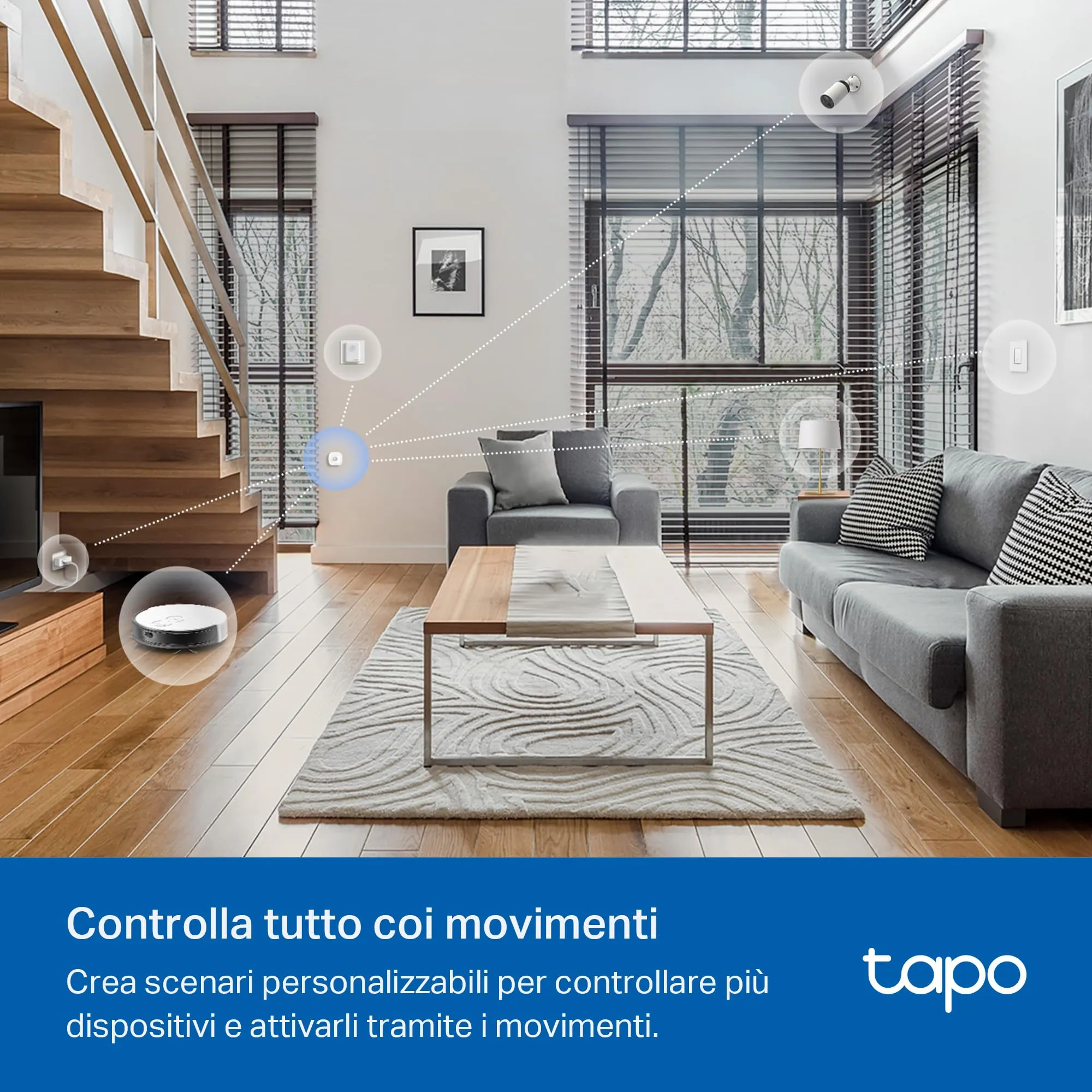 Tapo T30 KIT Sistema Allarme Smart Casa con Sensore di Movimento e Finestra - immagine 5