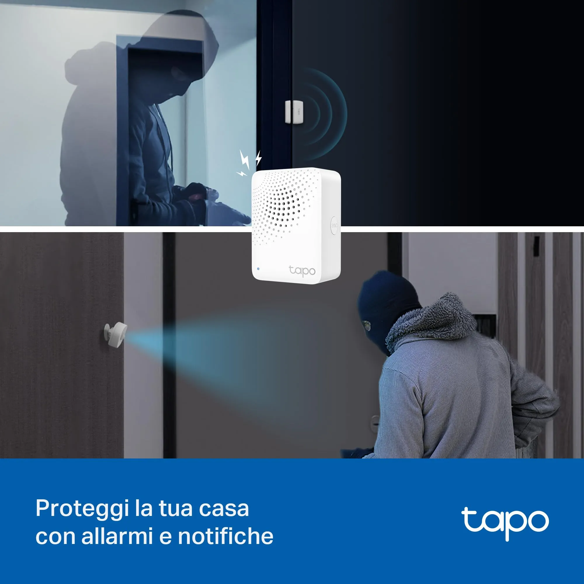 Tapo T30 KIT Sistema Allarme Smart Casa con Sensore di Movimento e Finestra - immagine 8