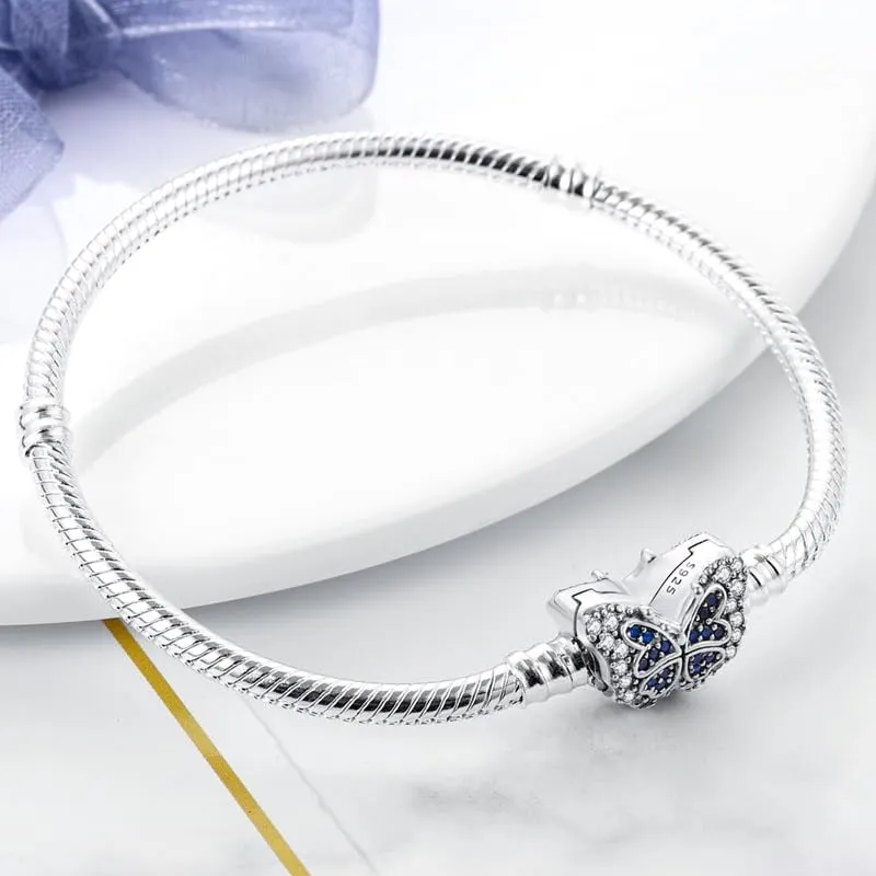 KUNSIR Moments Bracciale Snake in Argento Sterling 925 per Donna, Compatibile con Pandora, 19cm - immagine 3
