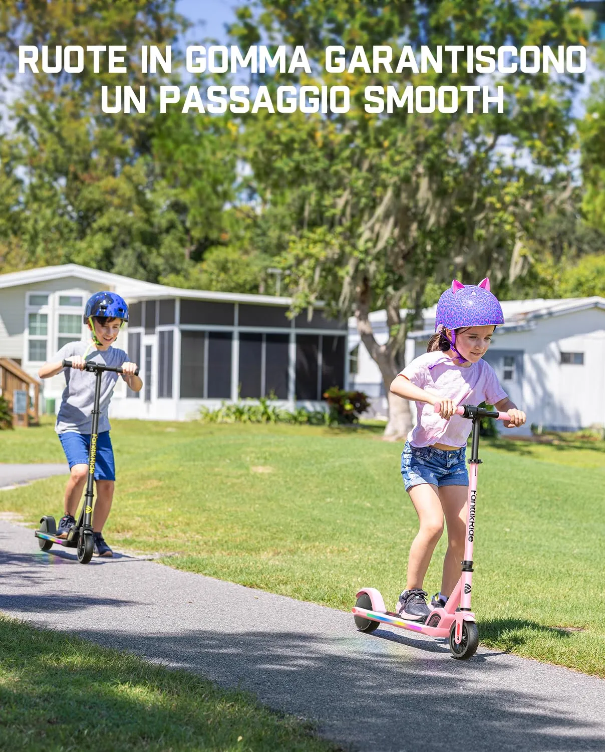 FanttikRide C9 Pro Monopattino Elettrico per Bambini, 8/13/16 km/h, Nero - immagine 6