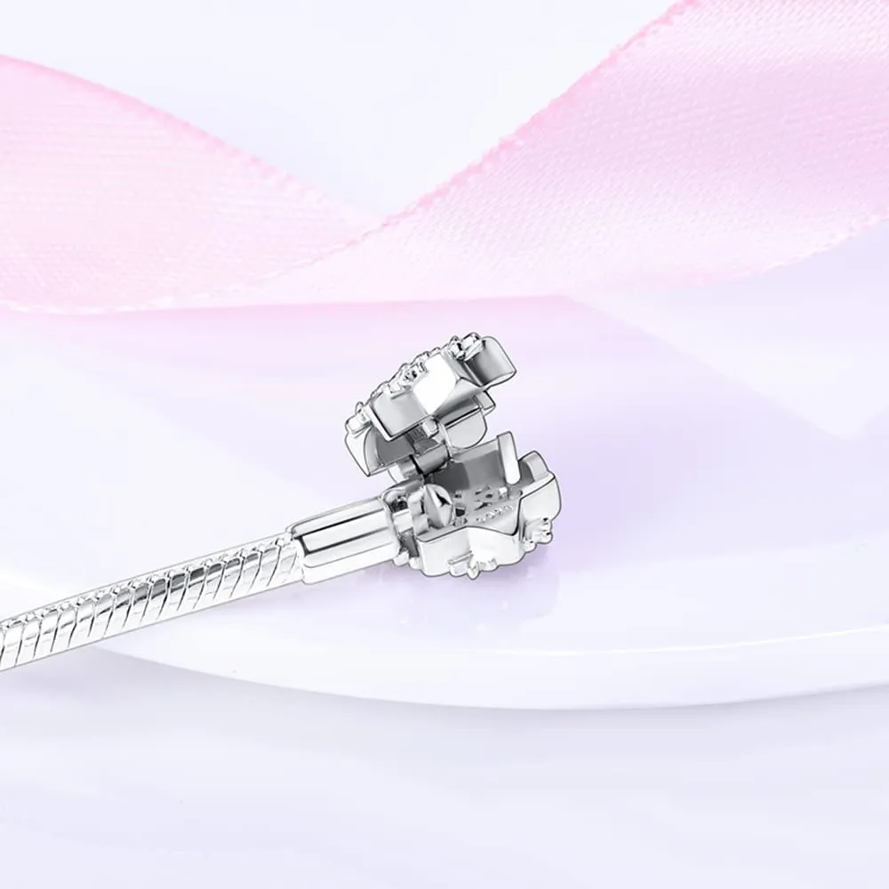 KUNSIR Moments Bracciale Donna Snake in Argento Sterling 925 Compatibile con Pandora 20cm - immagine 2
