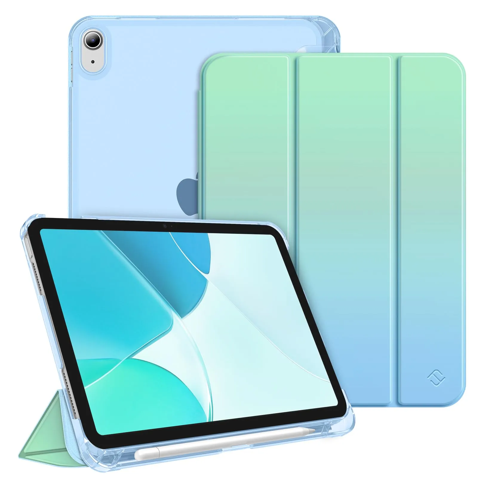FINTIE Cover per iPad 11ª Gen 11" (2025) / iPad 10ª Gen 10.9" (2022) - Mare Ombre - immagine 1