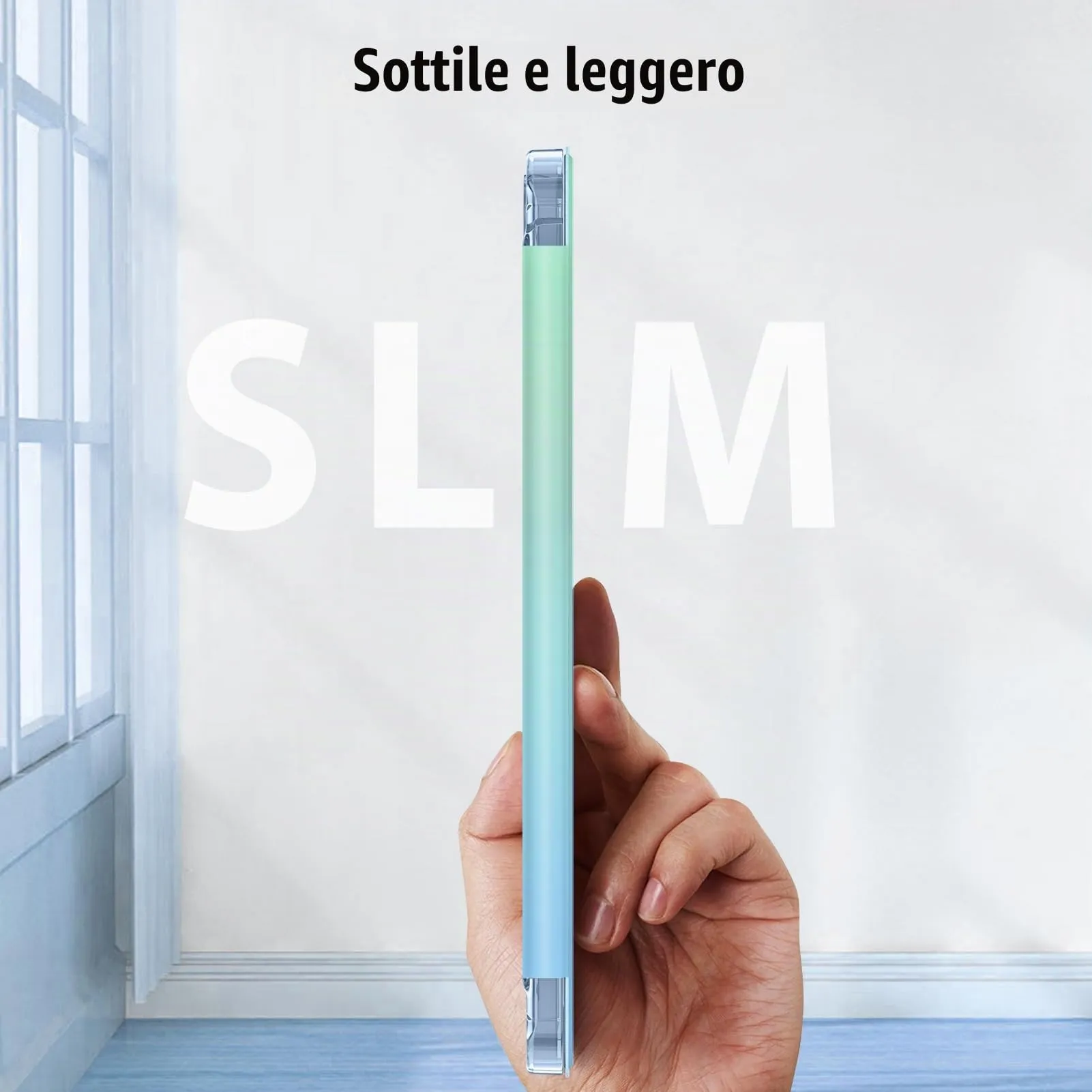 FINTIE Cover per iPad 11ª Gen 11" (2025) / iPad 10ª Gen 10.9" (2022) - Mare Ombre - immagine 5