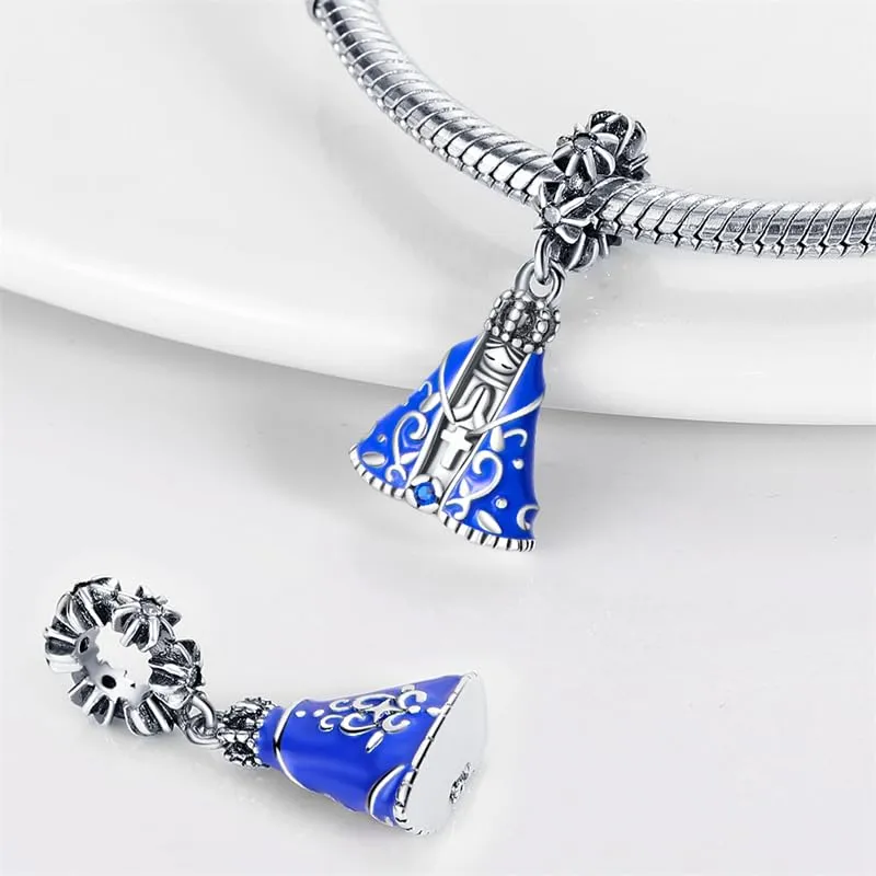 TINSLO Bead Charm in Argento Sterling 925 con Cubic Zirconia per Braccialetti e Collane Europee - immagine 2