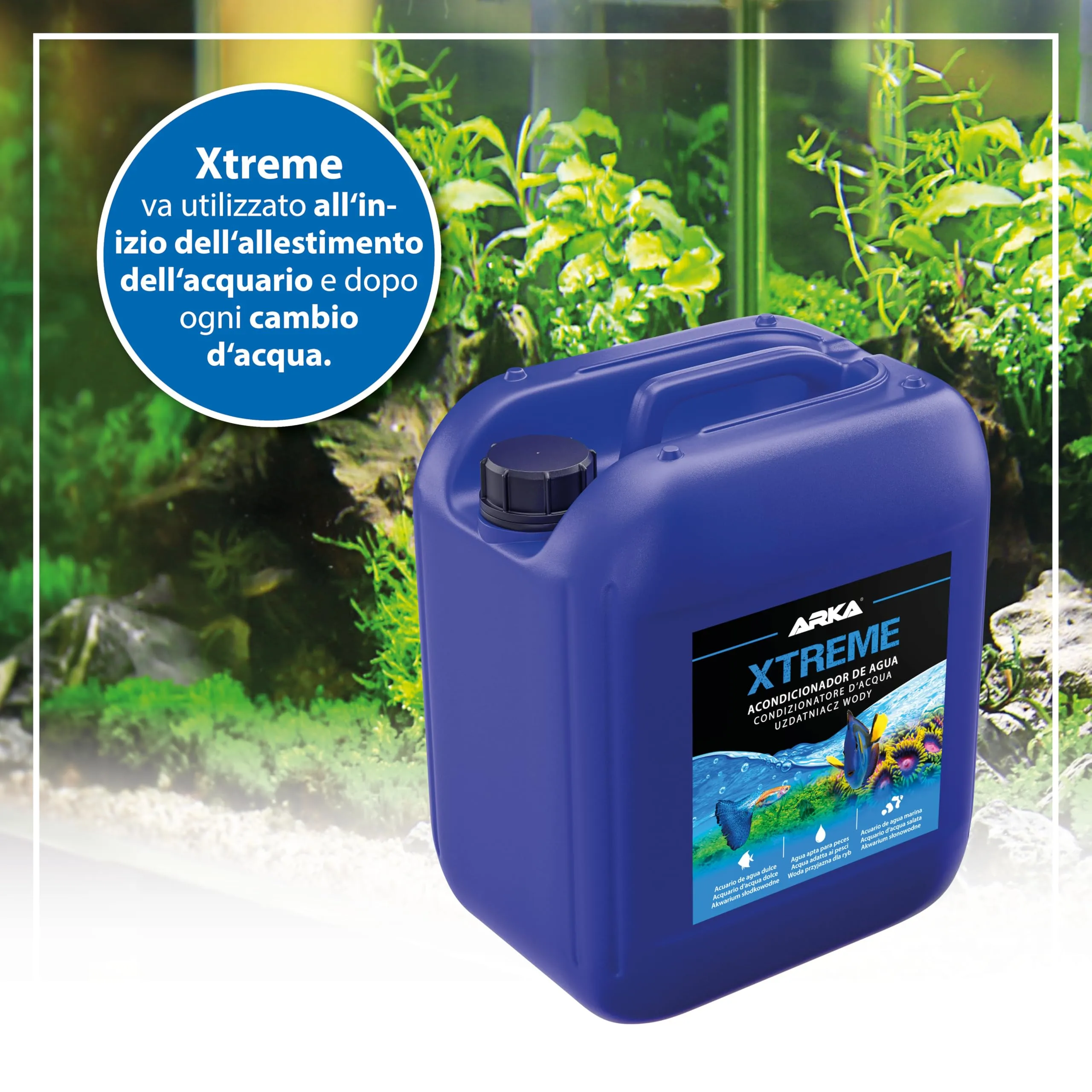 ARKA Xtreme Anticloro Biocondizionatore Acqua Acquario 5000 ml - immagine 4