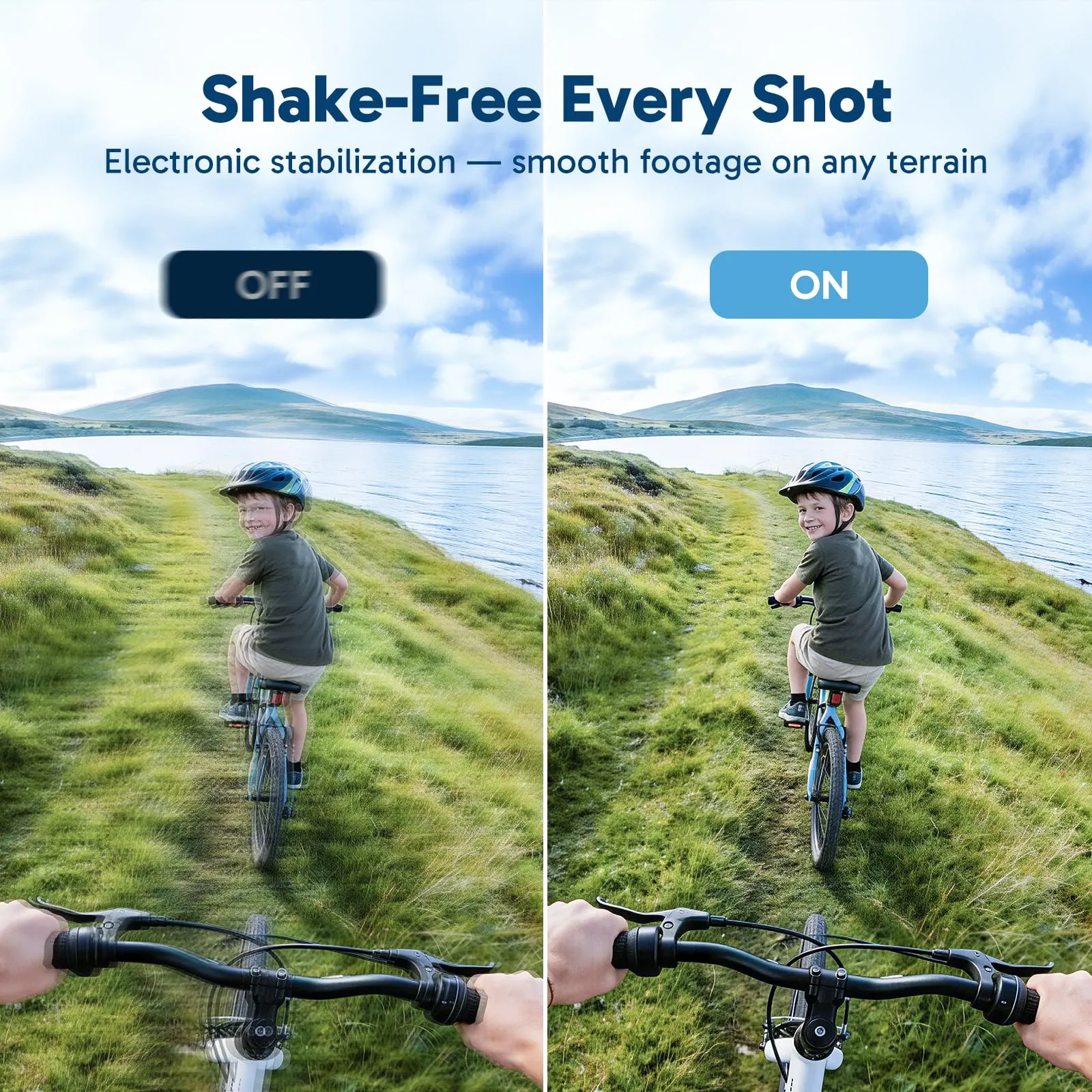 AKASO EK7000 Action Cam 4K 30FPS con Treppiede Selfie e Custodia - immagine 4