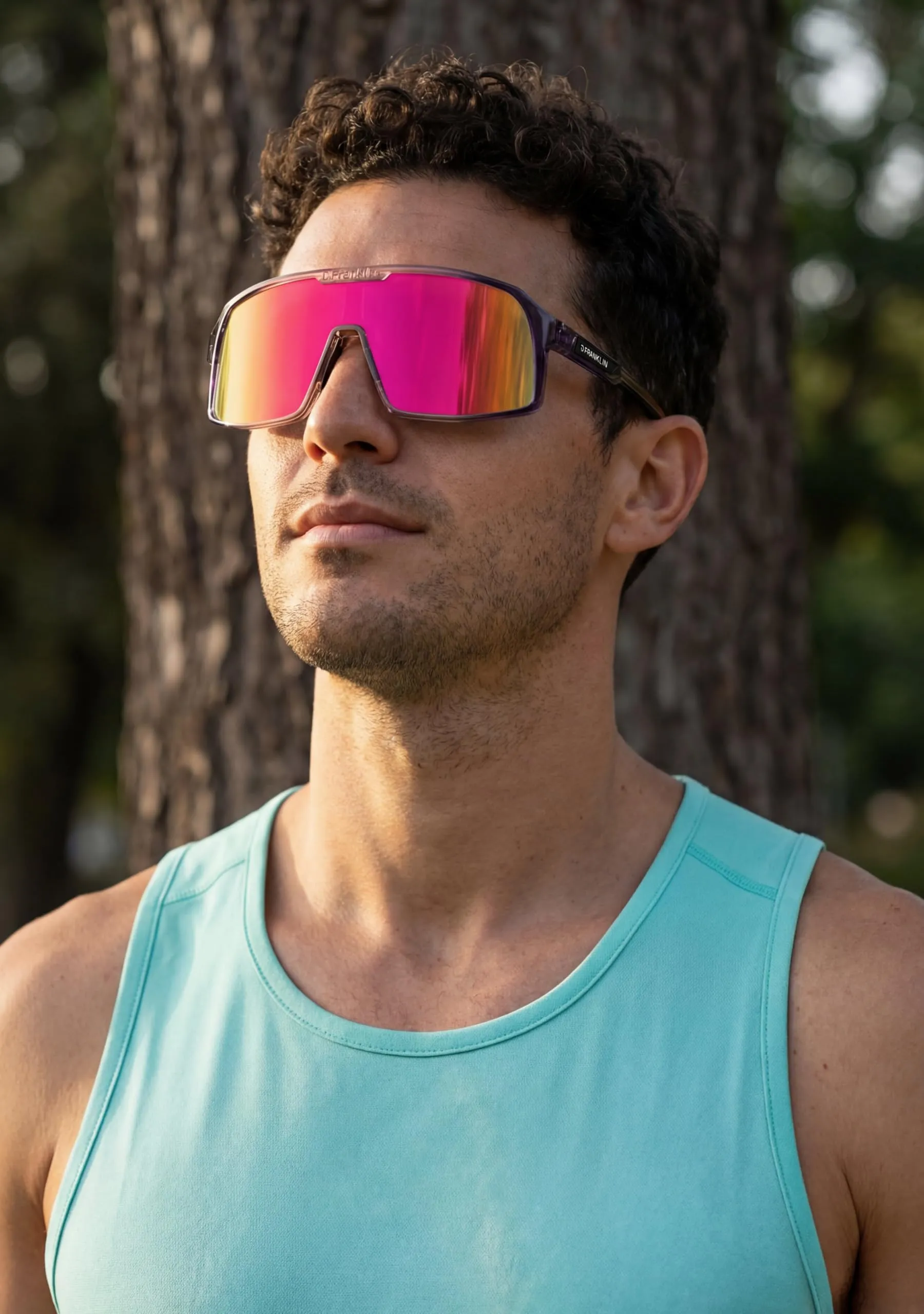 D.Franklin Occhiali da sole unisex Modello Wind - immagine 5