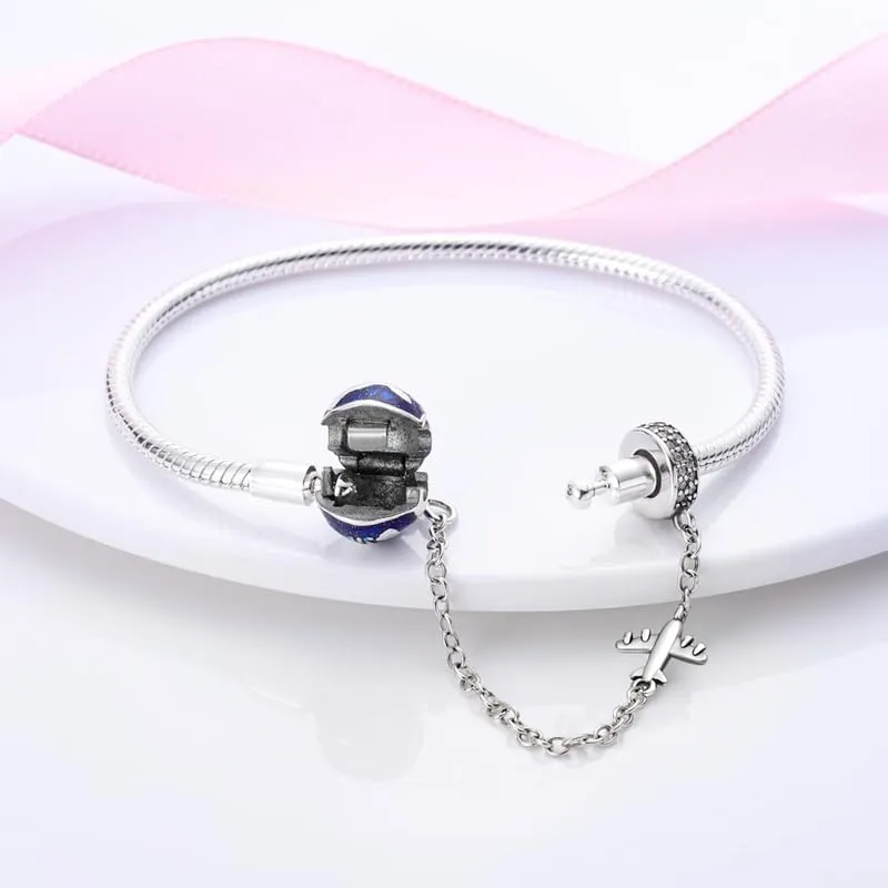 KUNSIR Bracciale Snake in Argento Sterling 925 Compatibile con Pandora Ciondolo - immagine 2