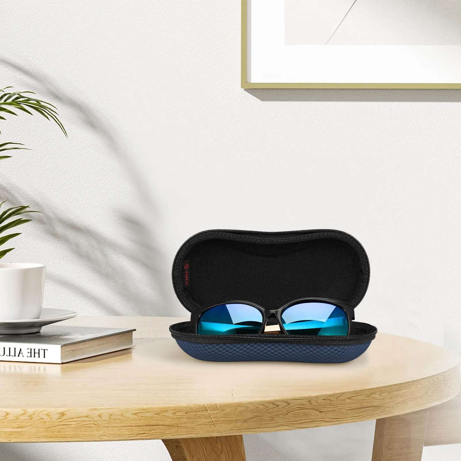 FINTIE Custodia Occhiali Rigida in EVA Blu Scuro - AGSB202US - immagine 9