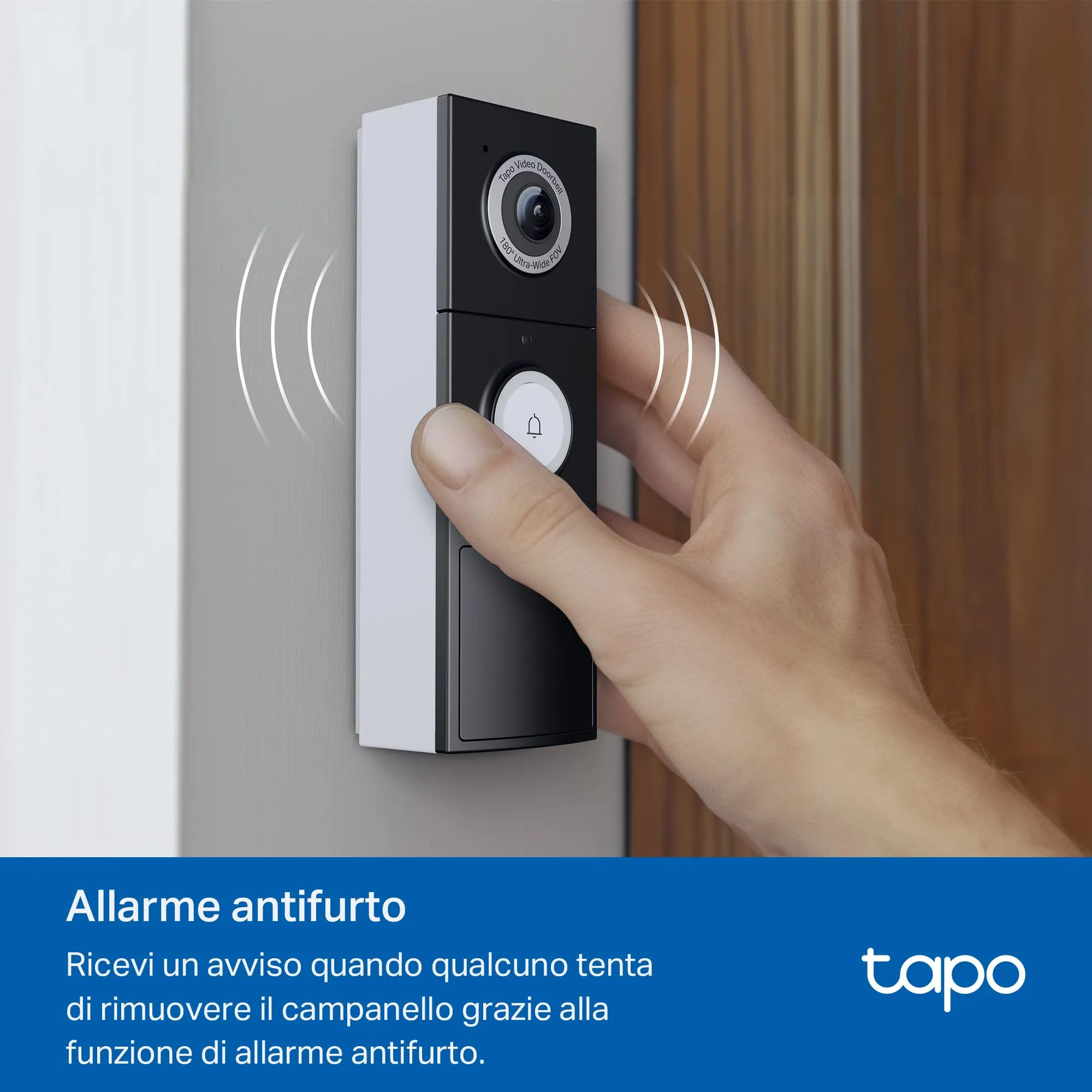 Tapo D235 Videocitofono WiFi 2K 5MP Batteria Campo Visivo 180° - immagine 10