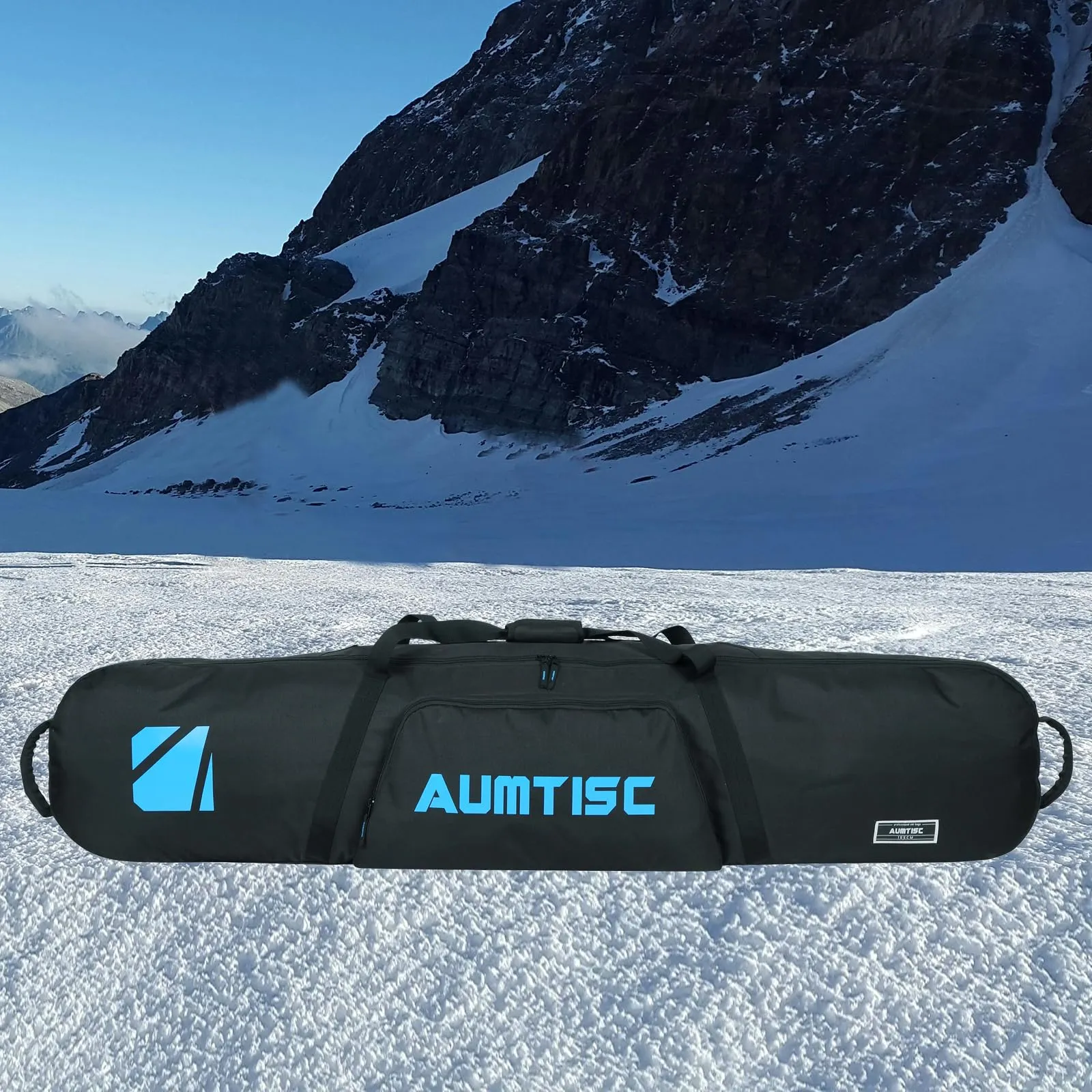 AUMTISC Borsa da Snowboard e Sci Imbottita, 155 cm, Blu - immagine 5