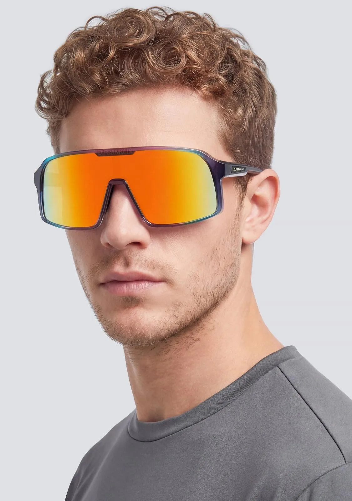 D.Franklin Occhiali da sole unisex Modello Wind - immagine 3