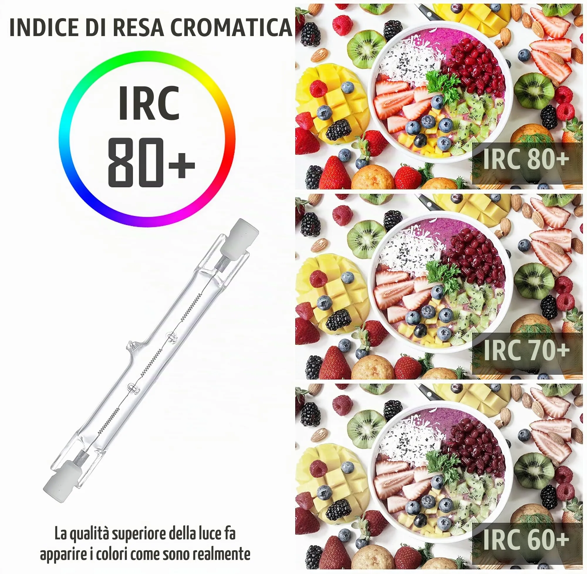 CLAR Lampadina Alogena 120W 78mm R7S (Pack 10) - immagine 5