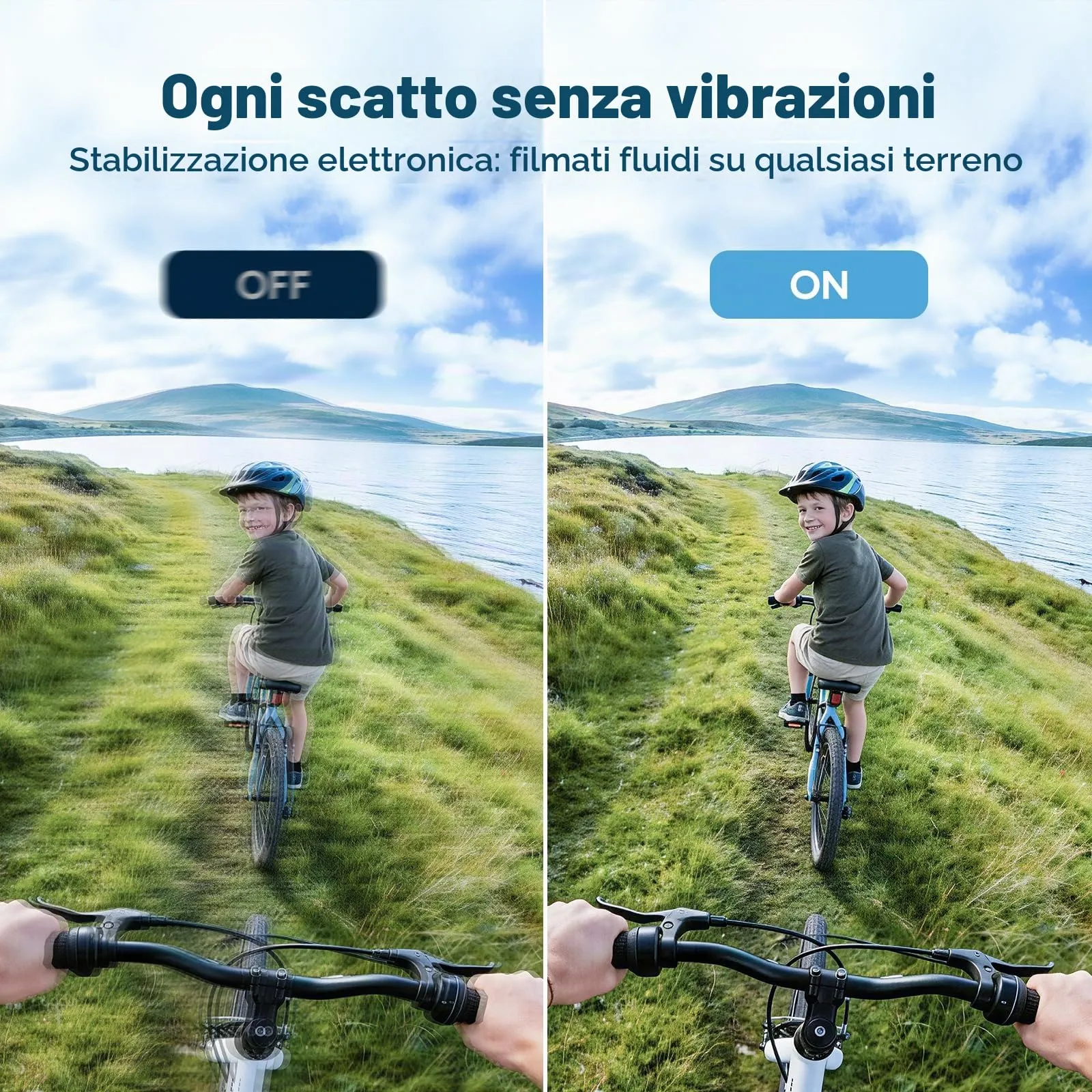 AKASO EK7000 Action Cam 4K con Scheda di Memoria MicroSDXC da 64GB - immagine 4