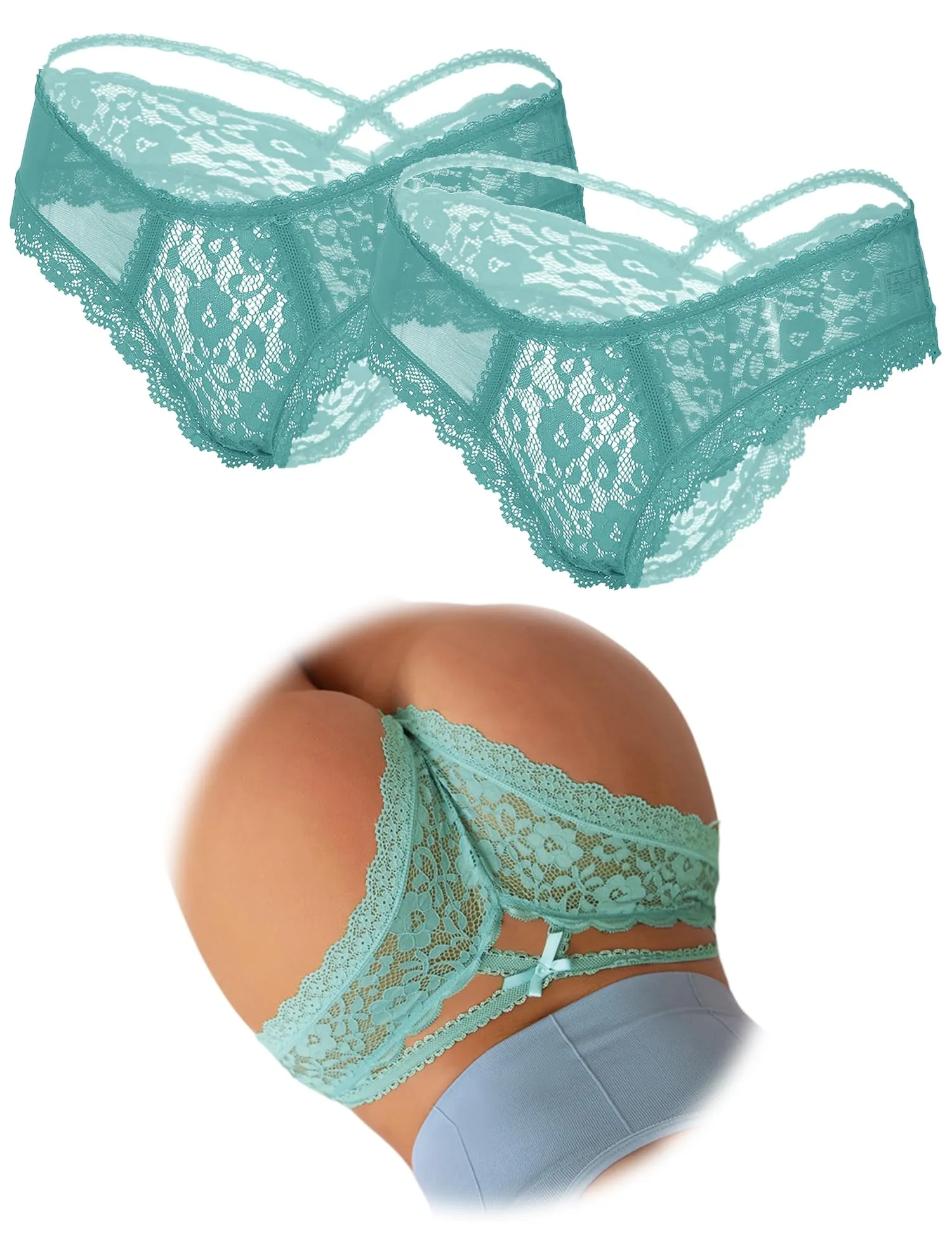 ohmydear Perizoma Donna Tanga Sexy Pack 1/2/3 Pezzi - immagine 1