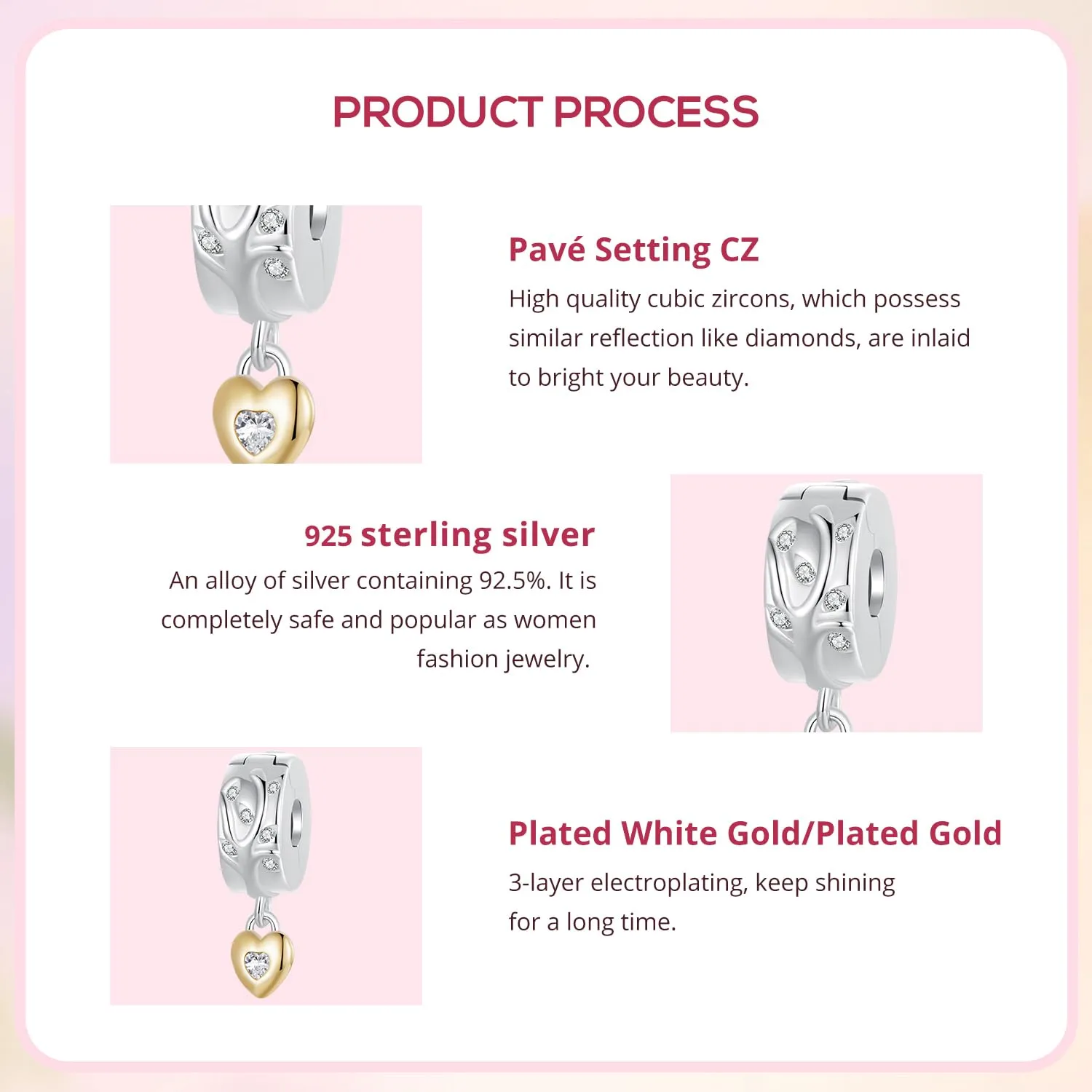 NINGAN 925 Argento Sterling Charm Albero Della Vita Clip Bead - immagine 6