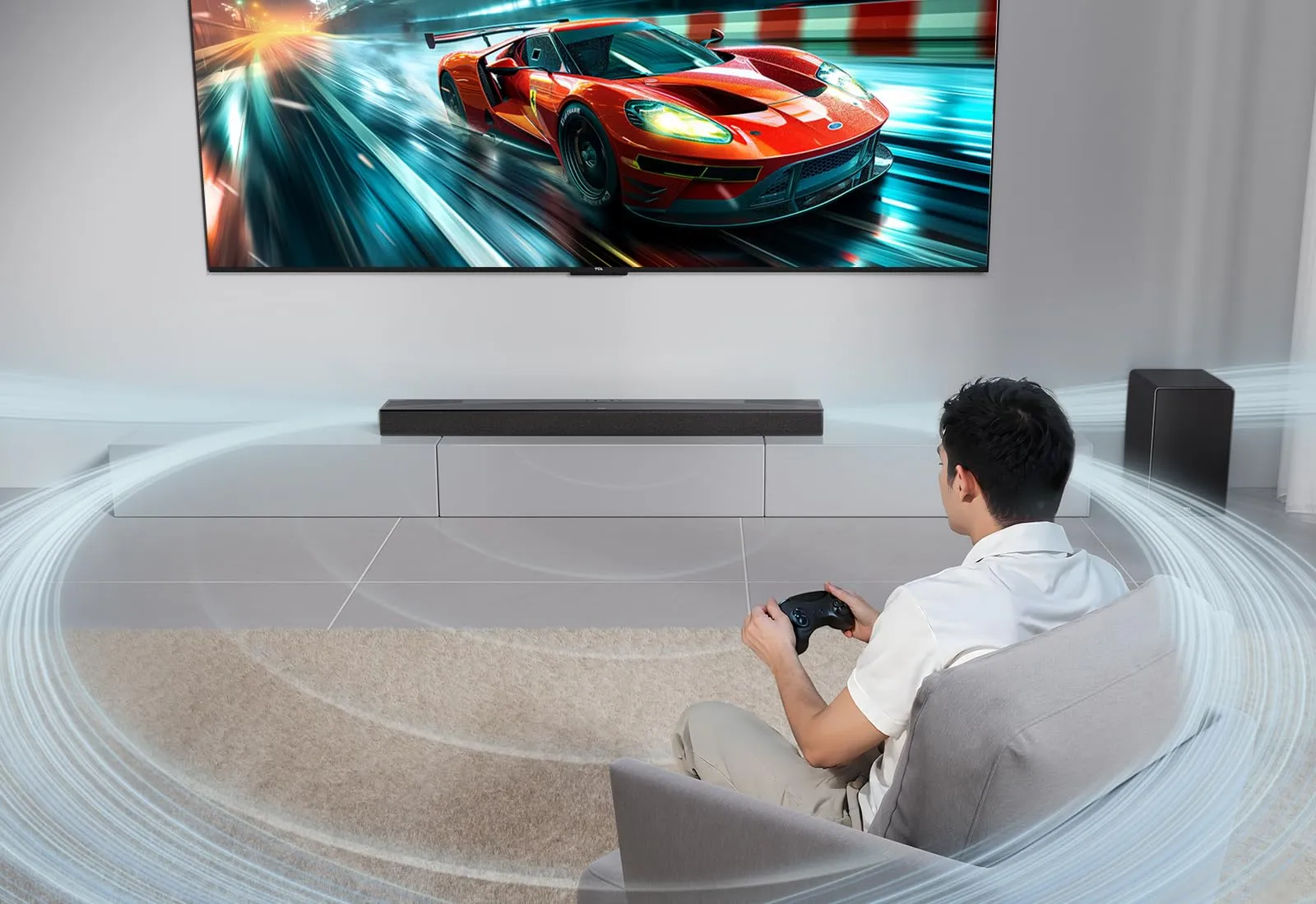 TCL Q75H 5.1.2 Channel Soundbar with Wireless Subwoofer, 620W, Dolby Atmos, DTS:X, HDMI eARC, Bluetooth 5.1 - immagine 15