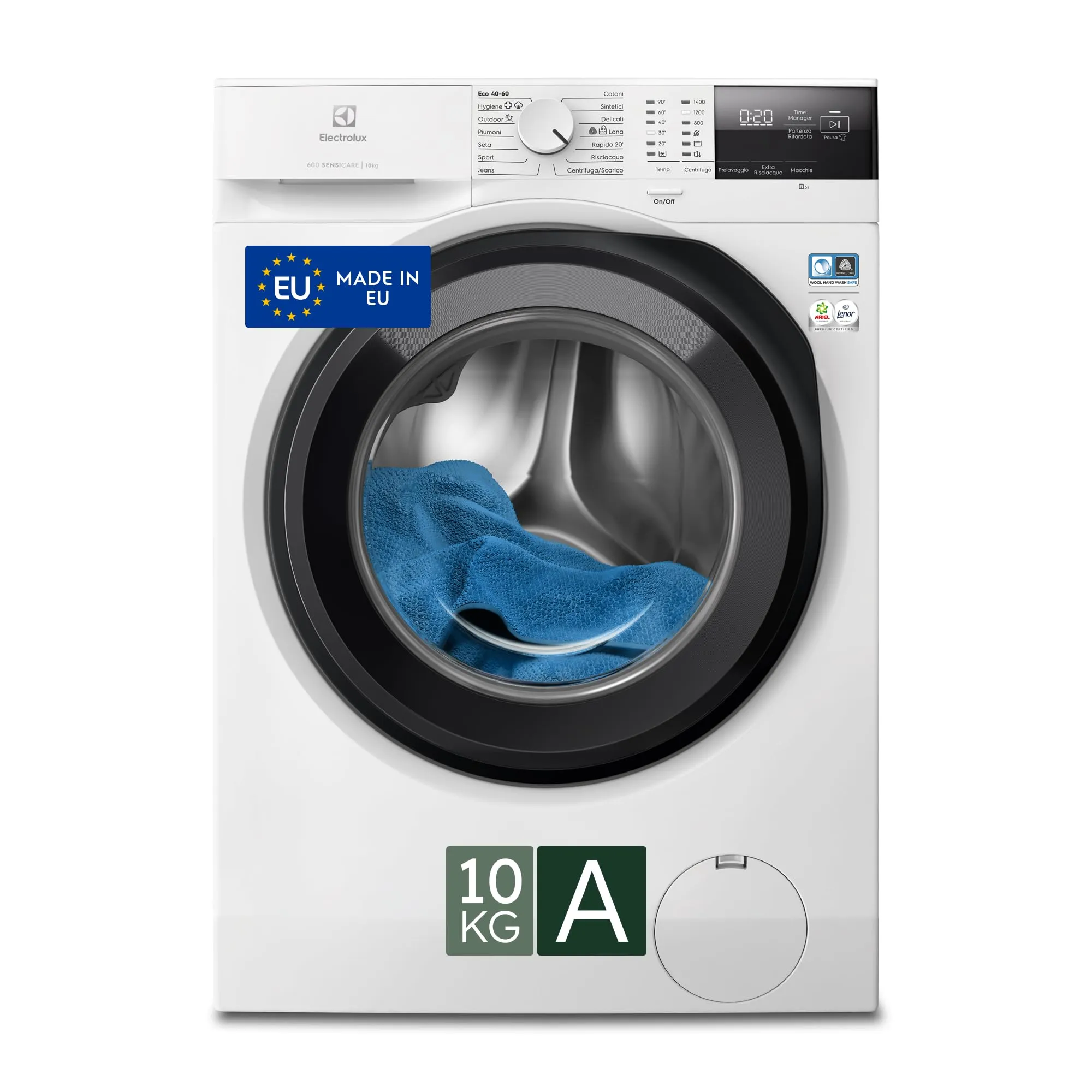 Electrolux Serie 600 Lavatrice Carica Frontale 10 kg SensiCare EW6F210G - immagine 1