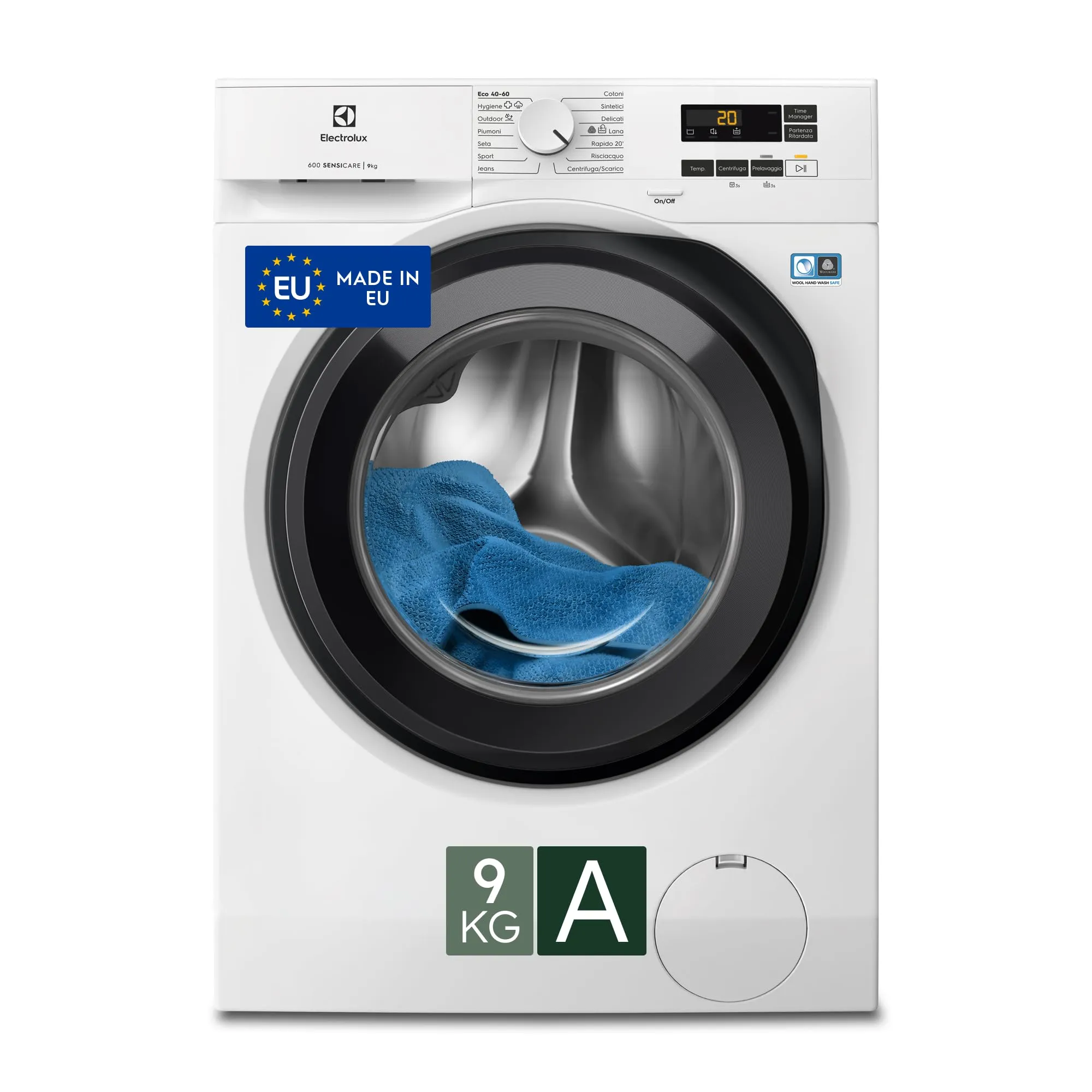 Electrolux Serie 600 Lavatrice Carica Frontale 9 Kg SensiCare EW6FA19G - immagine 1