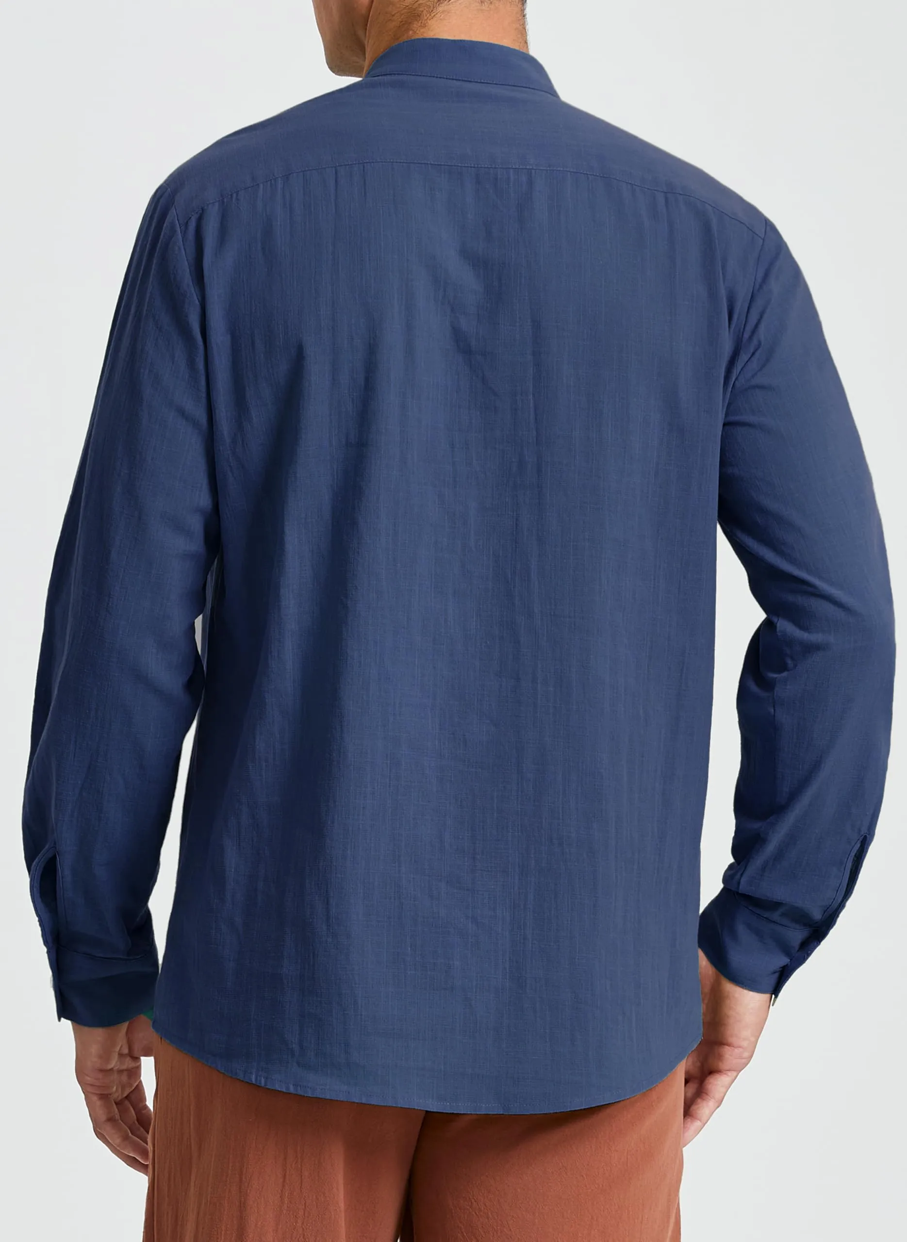 Enlision Camicia Pirata Medievale in Lino per Uomo, Marina Militare, 3XL - immagine 2