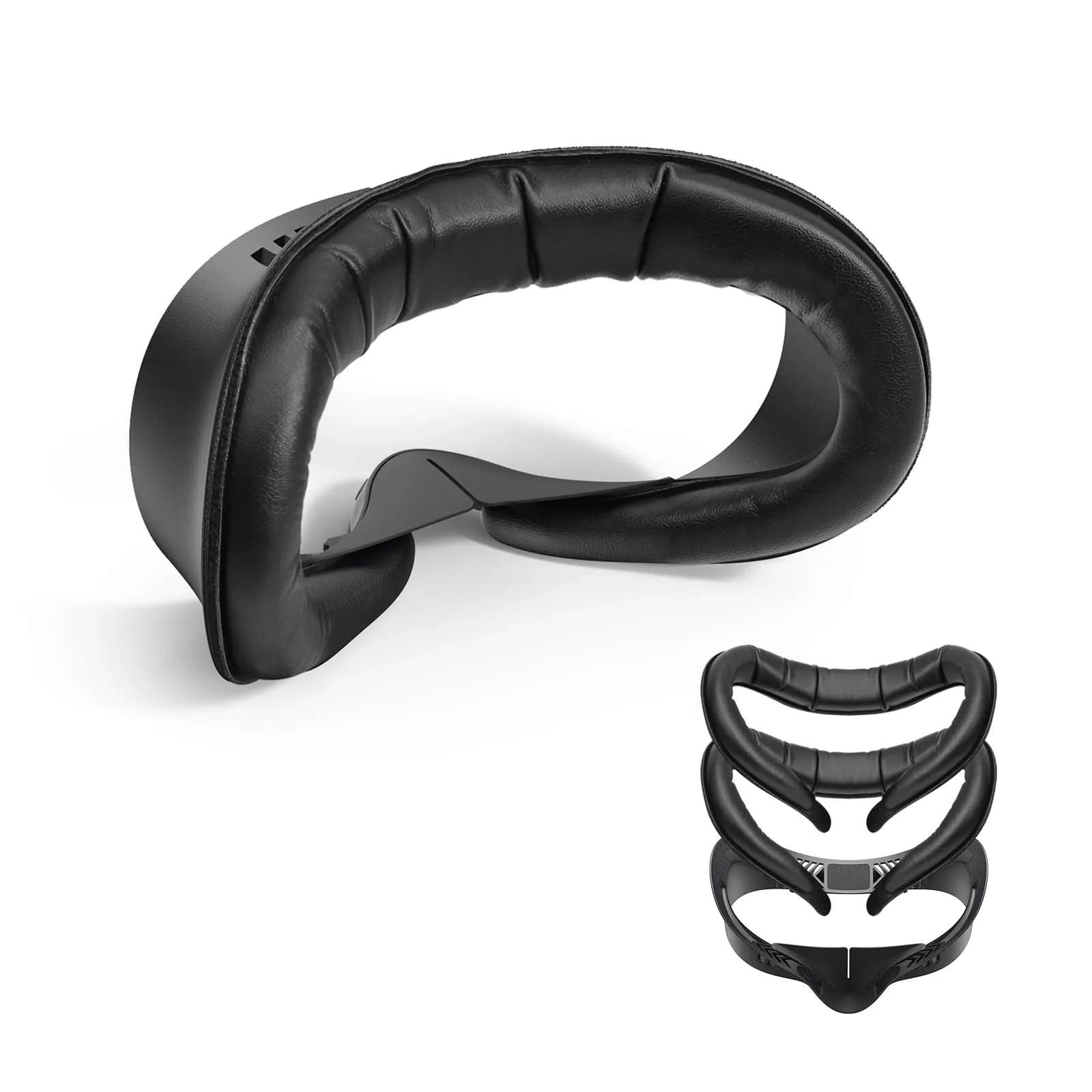 KIWI design V4 Interfaccia Facciale, 2 Pad PU Comfort Antivaho per Quest 3S - immagine 1
