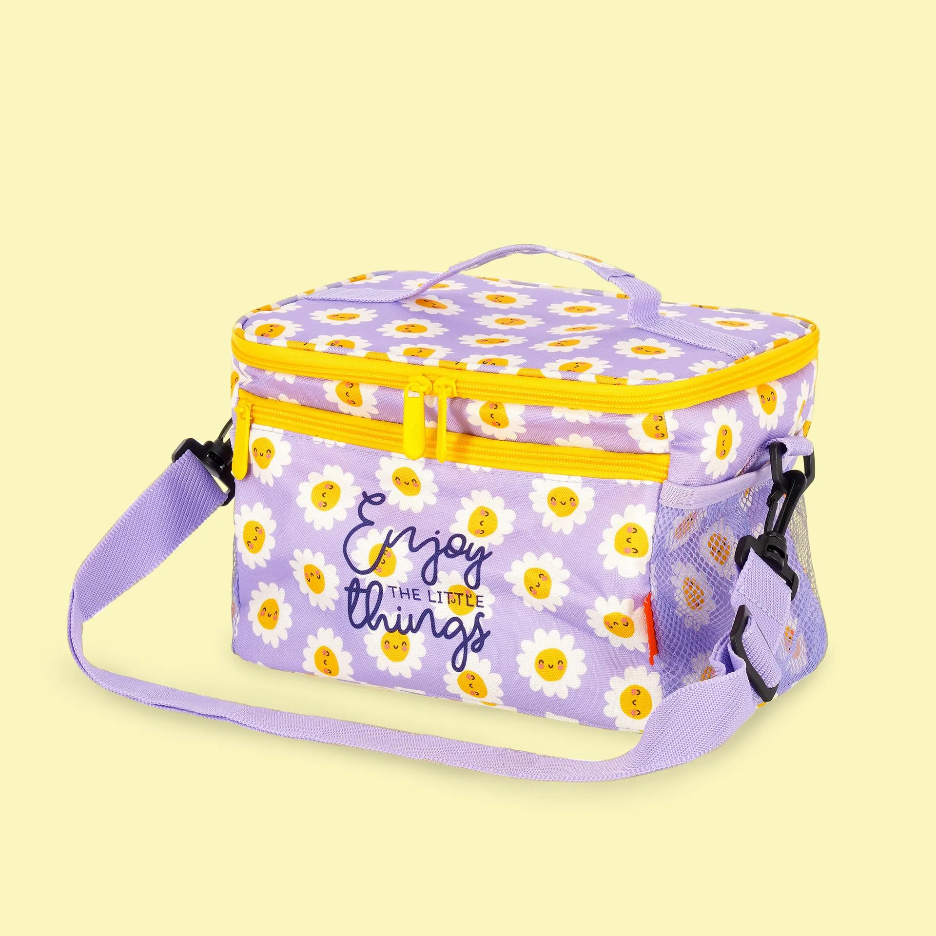 Legami Isolierte Lunch-Tasche Daisy, 7,7 Liter, 28 x 17 x 15 cm - immagine 2