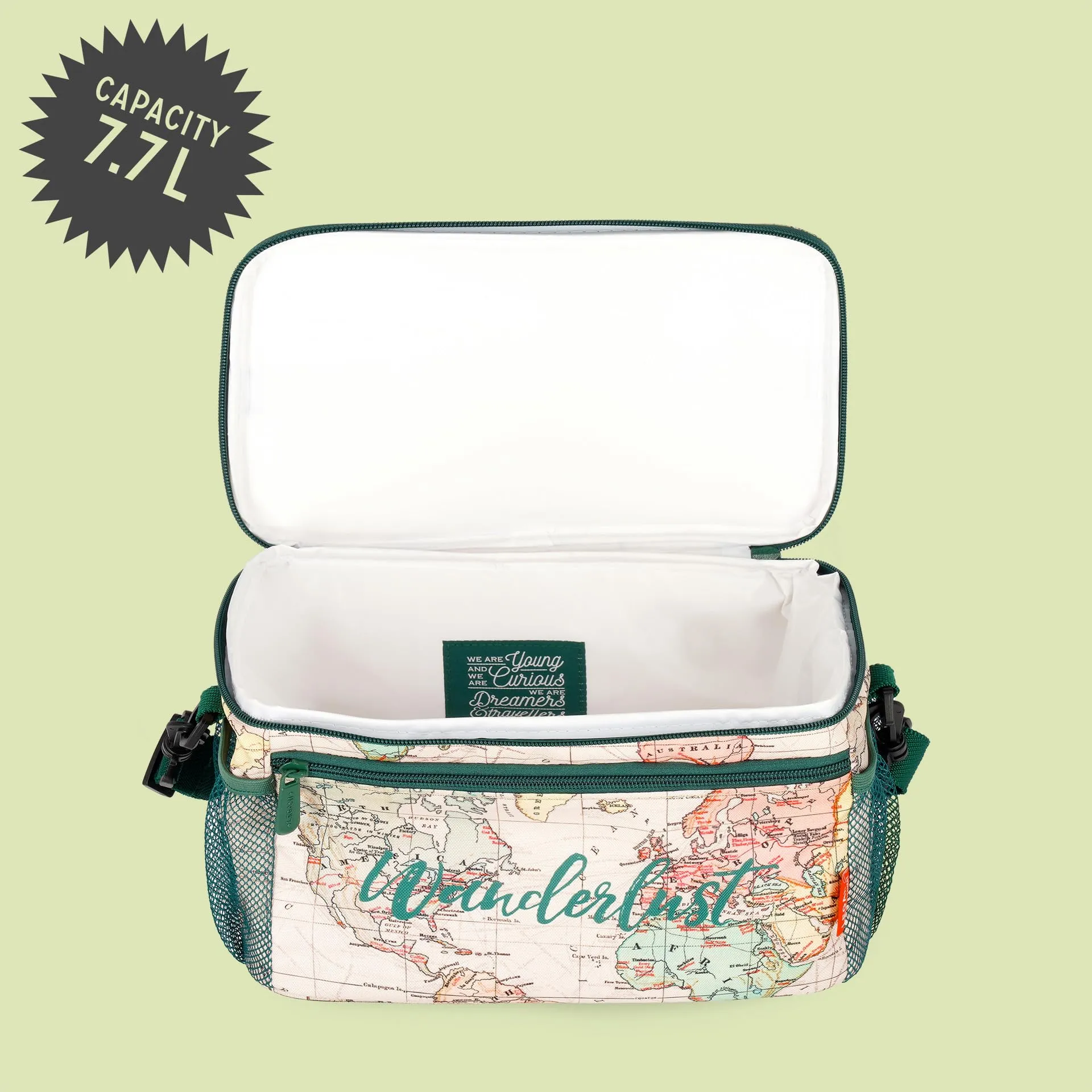 Legami Isolierte Lunch-Tasche Travel, 7,7 Liter, 28 x 17 x 15 cm - immagine 3