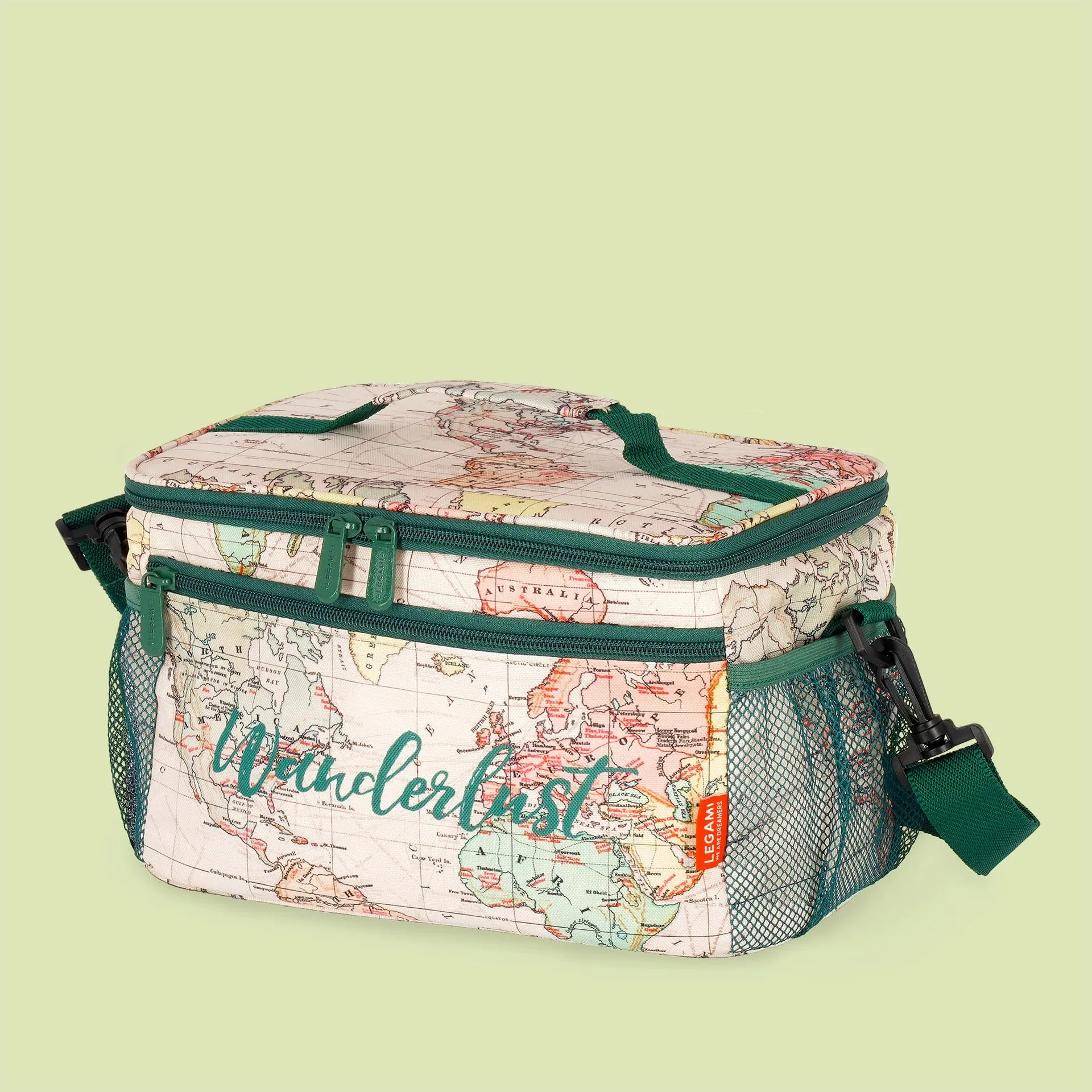 Legami Isolierte Lunch-Tasche Travel, 7,7 Liter, 28 x 17 x 15 cm - immagine 5