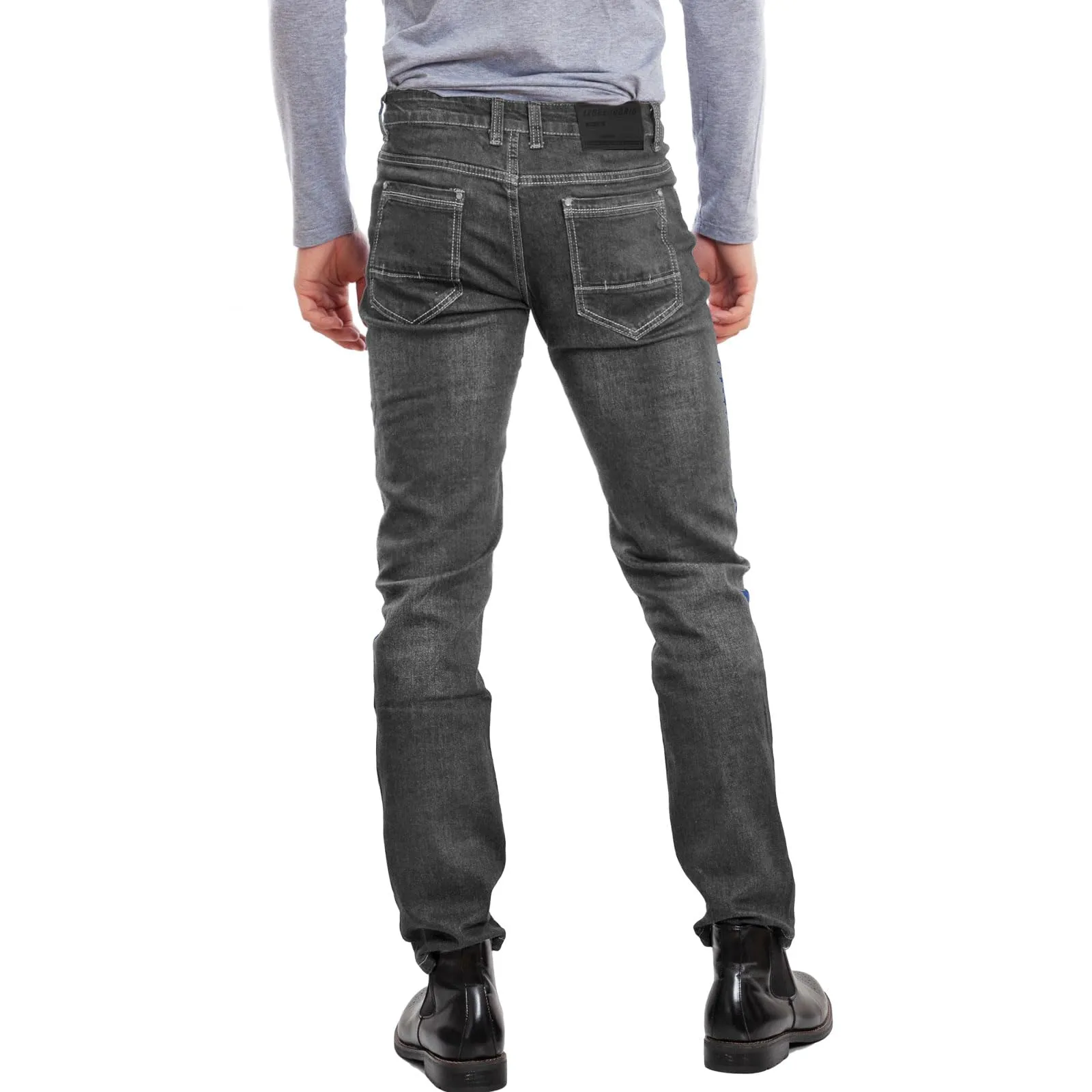 Toocool Jeans Uomo Regular Fit Denim LE-2487 Grigio 58 - immagine 3