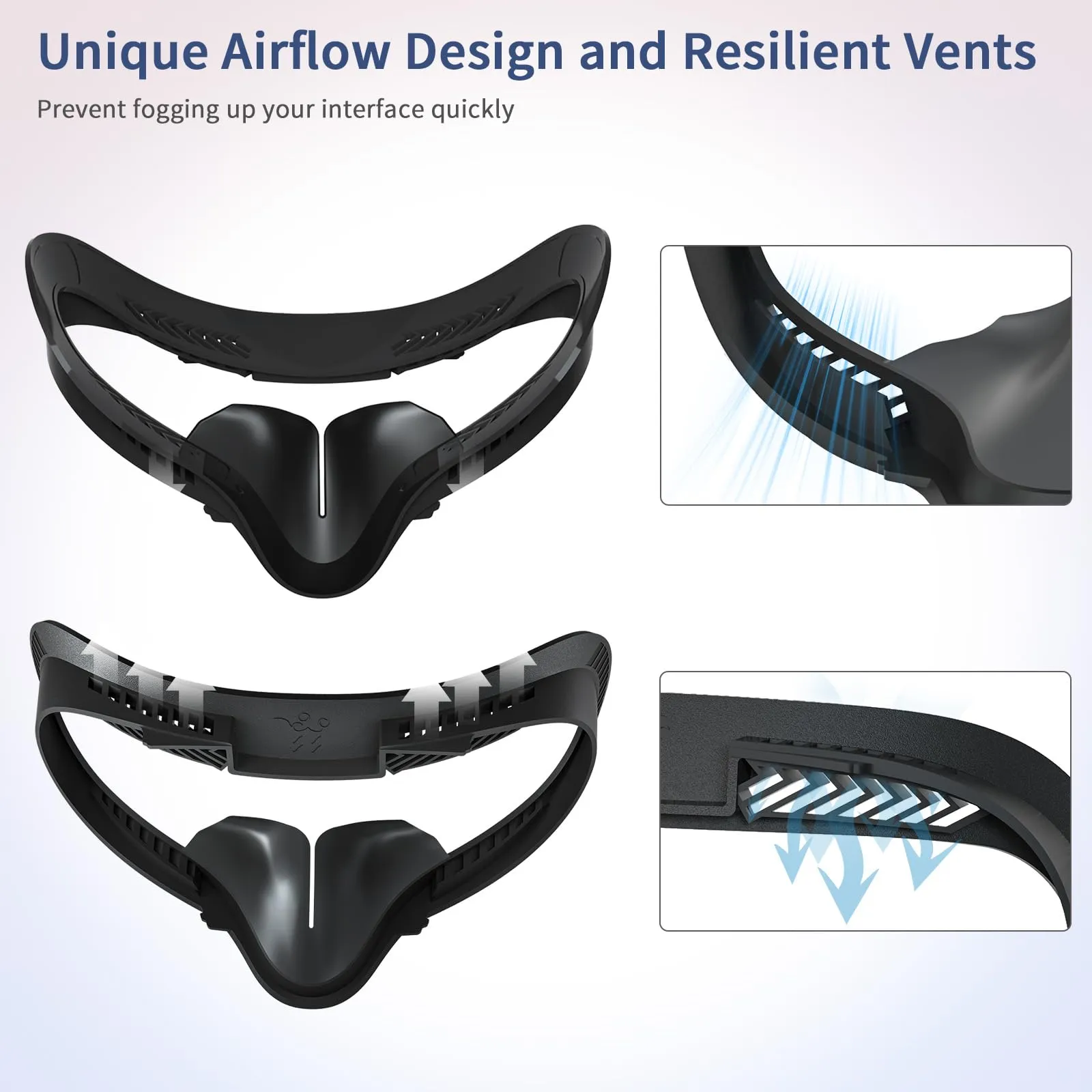 AODELAN Soft Foam Face Cover per Oculus Quest 2 - immagine 3