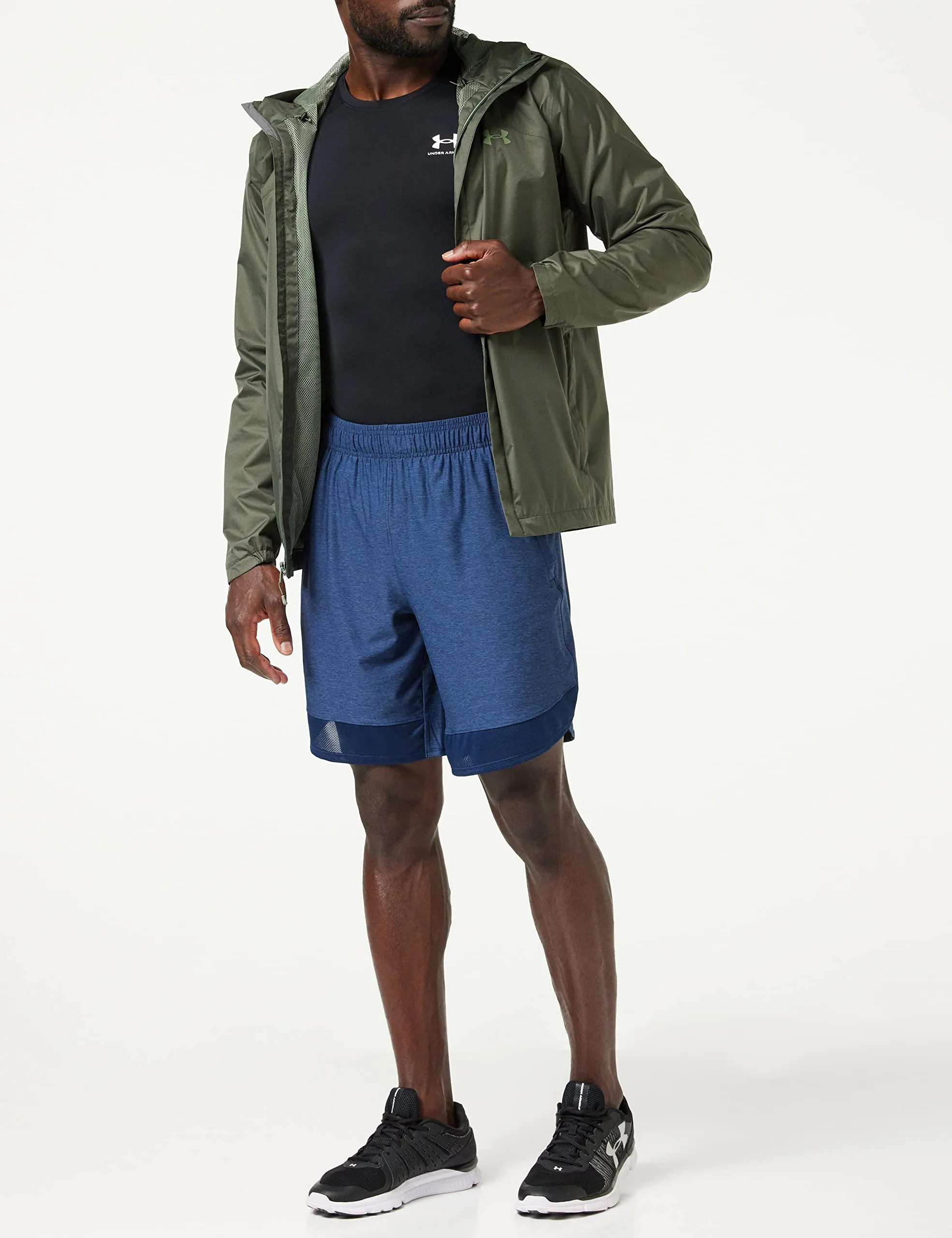 Under Armour Hg Armor Comp Maglietta da Uomo, Nero, S Regular - immagine 3