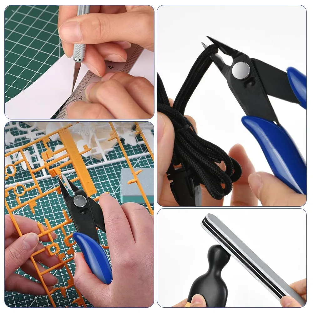 HOTUT Gundam Craft Set, 33 Pezzi Kit di Strumenti Base per Modellismo e Gunpla - immagine 6
